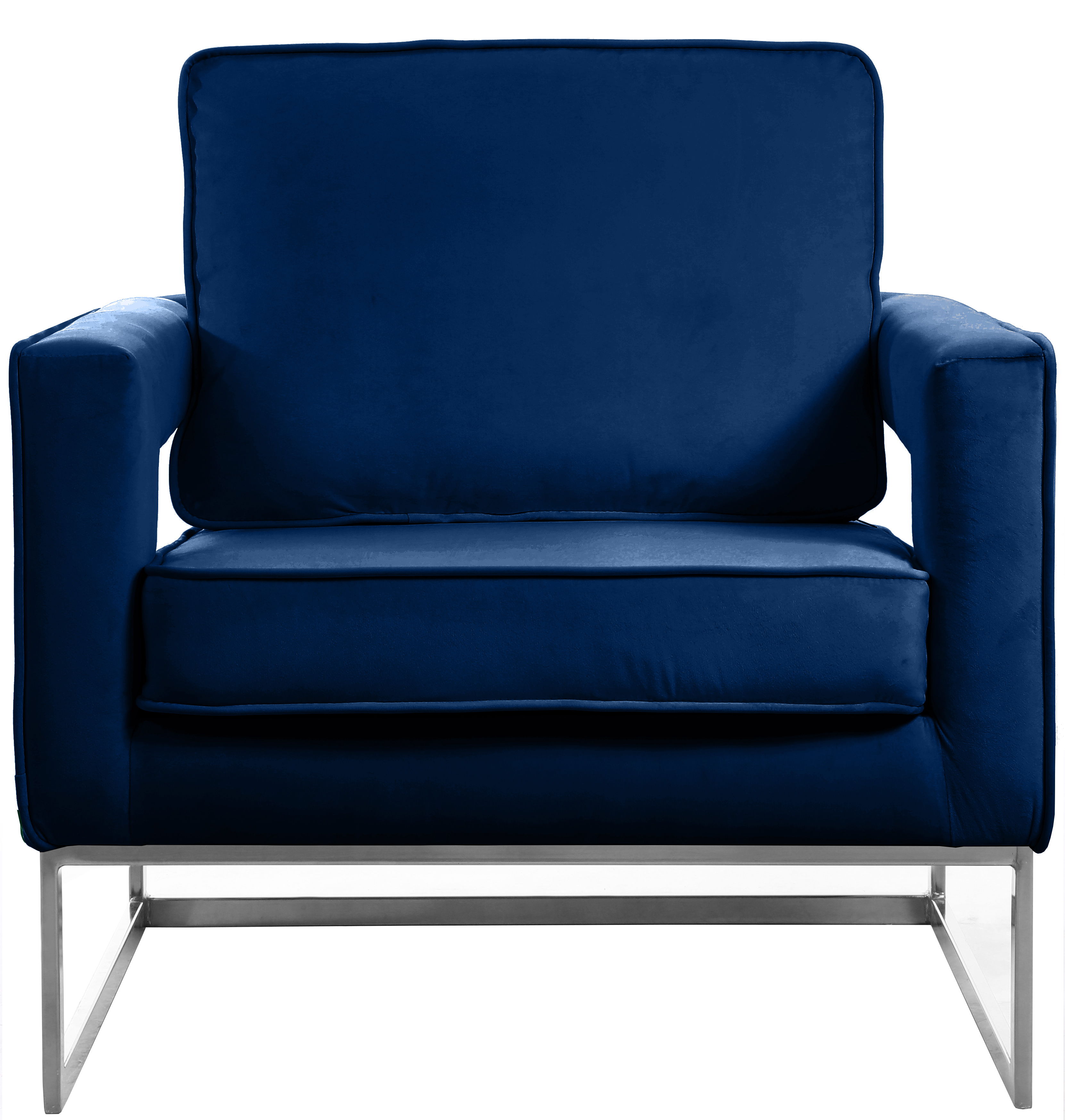 Noah - Fabric Accent Chair - Navy