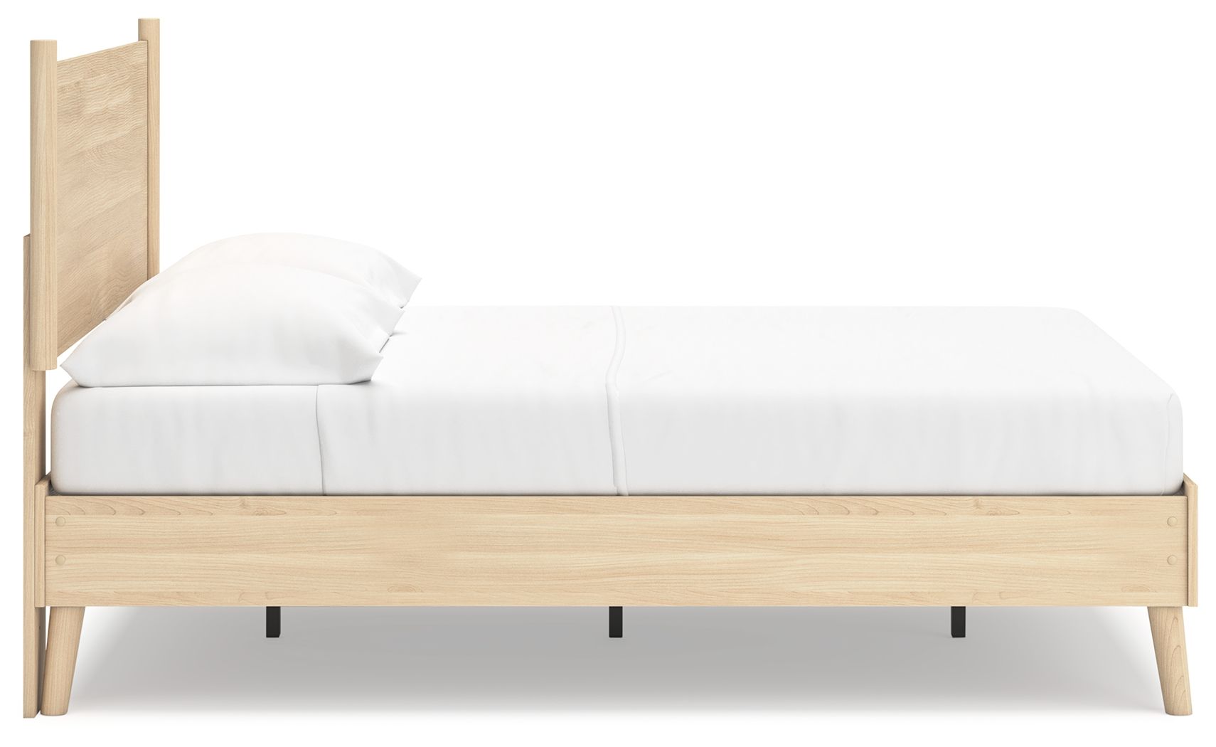 Cabinella - Full Platform Panel Bed - Tan, beige, view 8