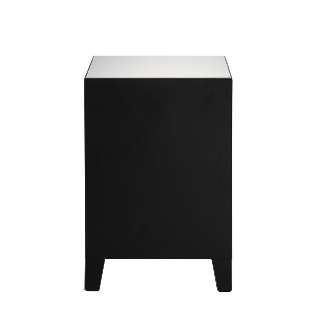 Filip - Accent Table - Mirrored & Faux Agate, silver, view 6
