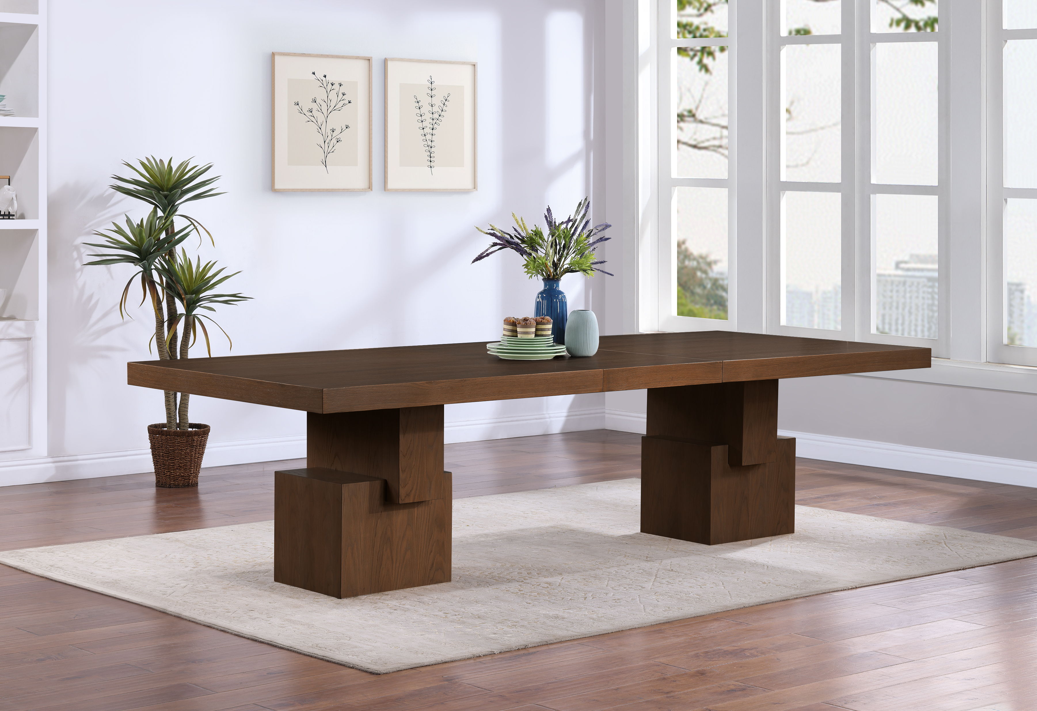 Anzio - Dining Table - Brown