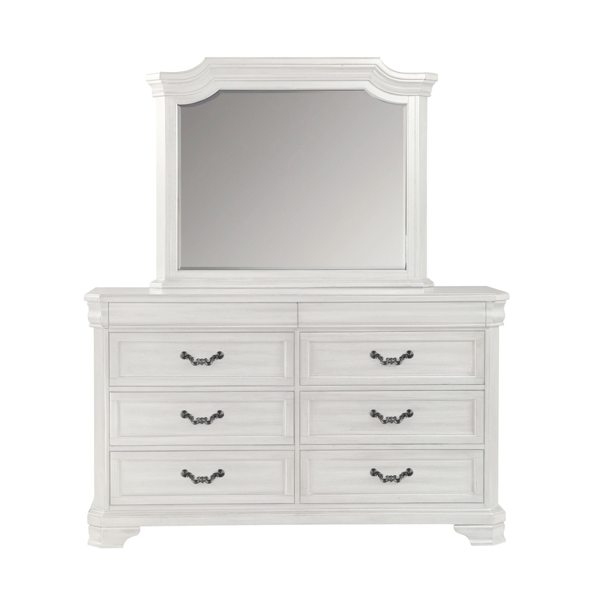 Lyndhurst - Landscape Mirror - Vintage White