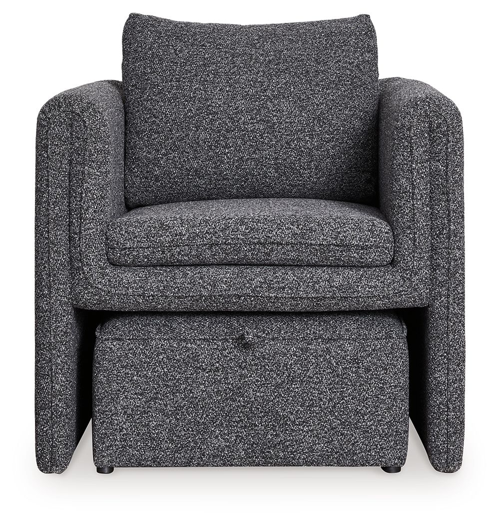 Ashley Furniture Vreni - Accent Chair - Charcoal / Black - Image 4