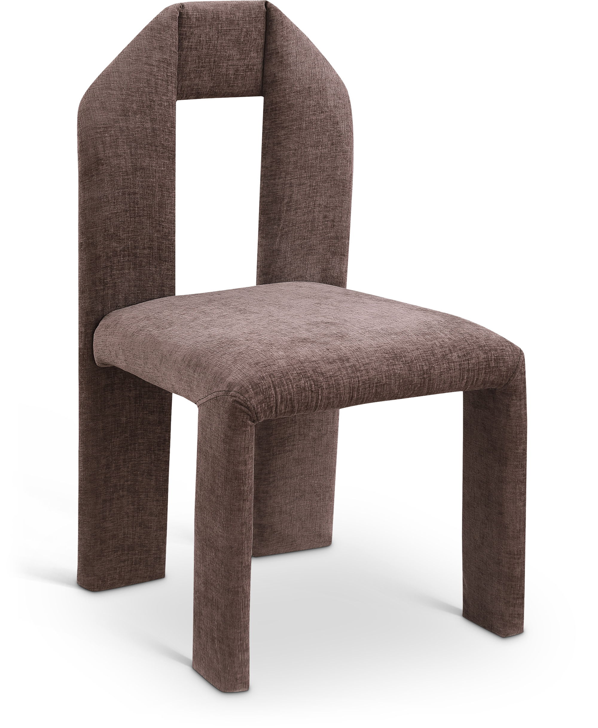 Bennett - Chenille Dining Chair (Set of 2) - Brown