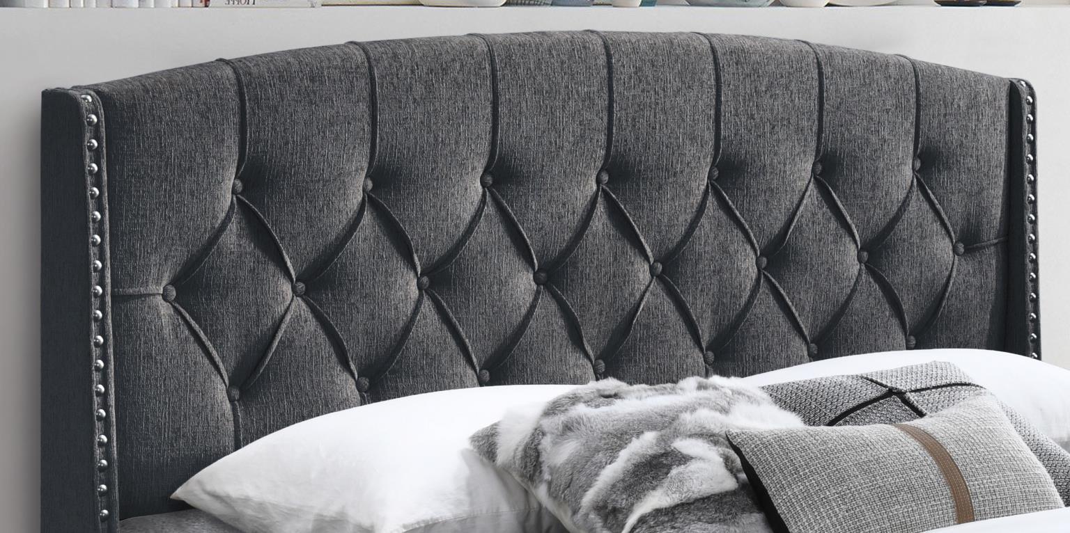 B595 - Queen Bed - Charcoal