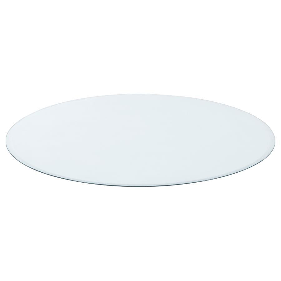 48\" 6mm Round Glass Table Top - Clear