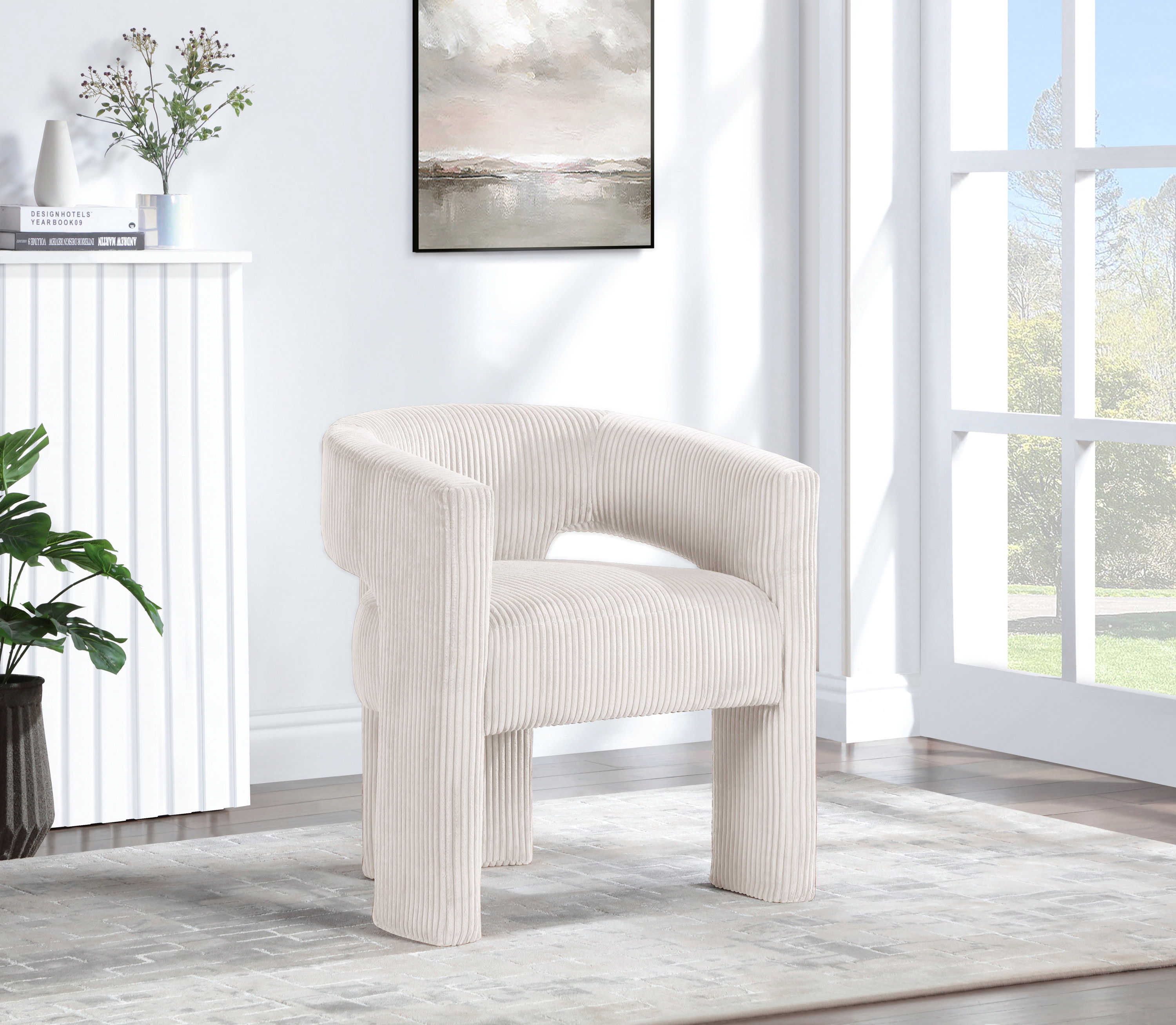 Riz - Accent / Dining Chair - Cream