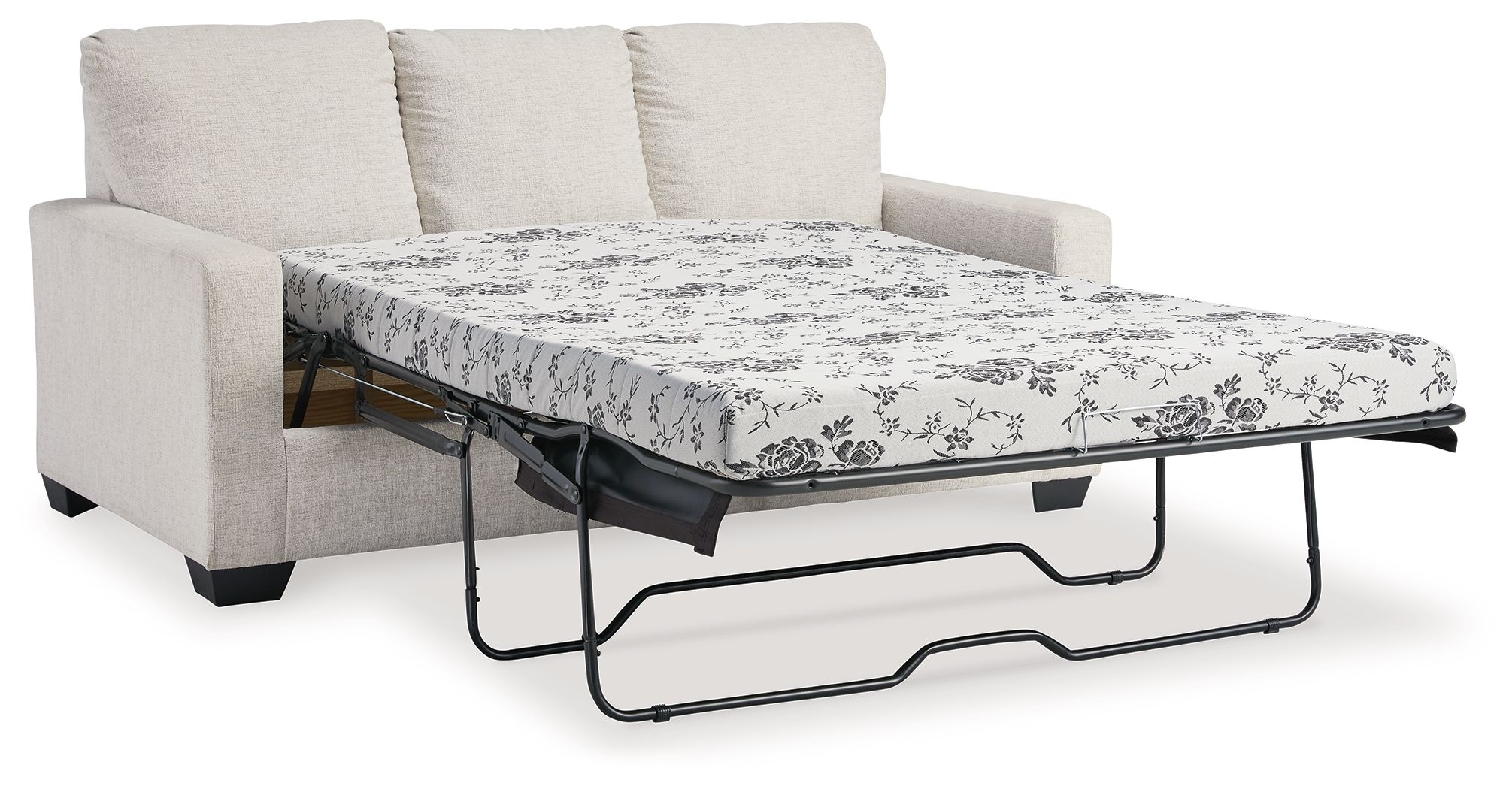 Ashley Furniture Rannis - Full Sofa Sleeper - Snow - Image 3