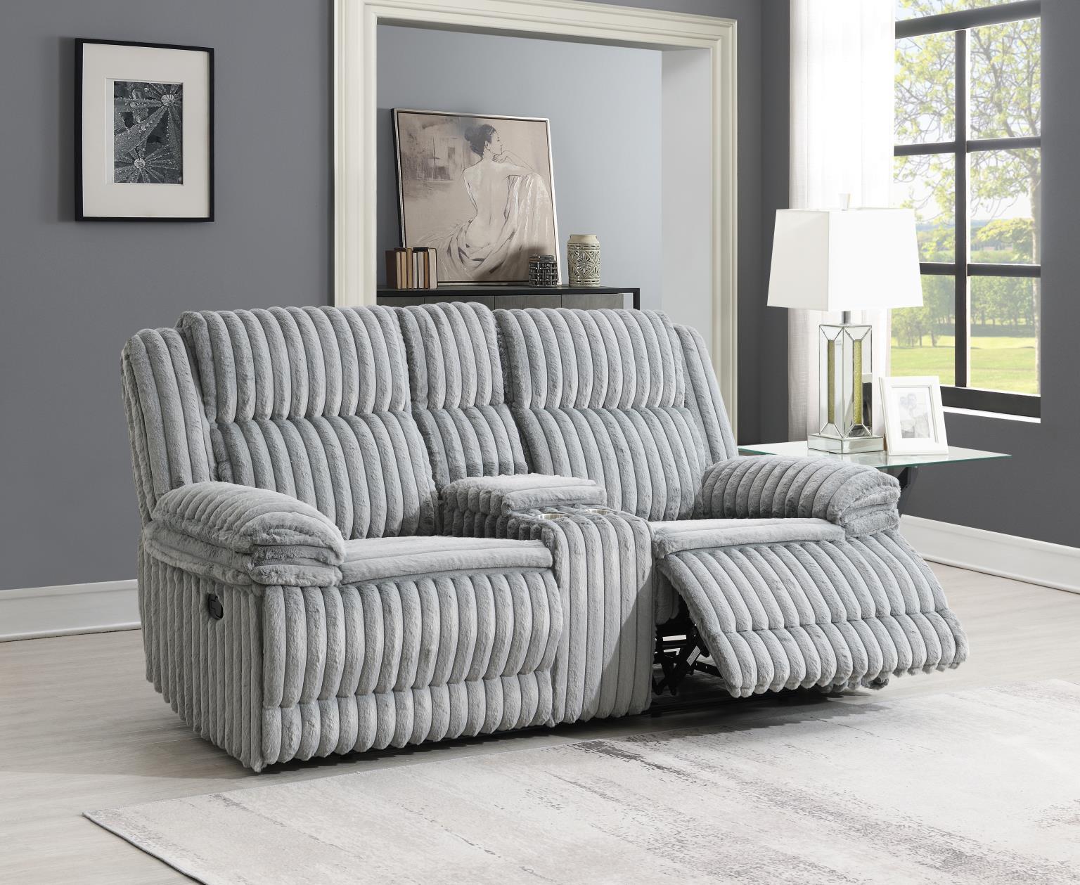 Corduroy Motion Loveseat