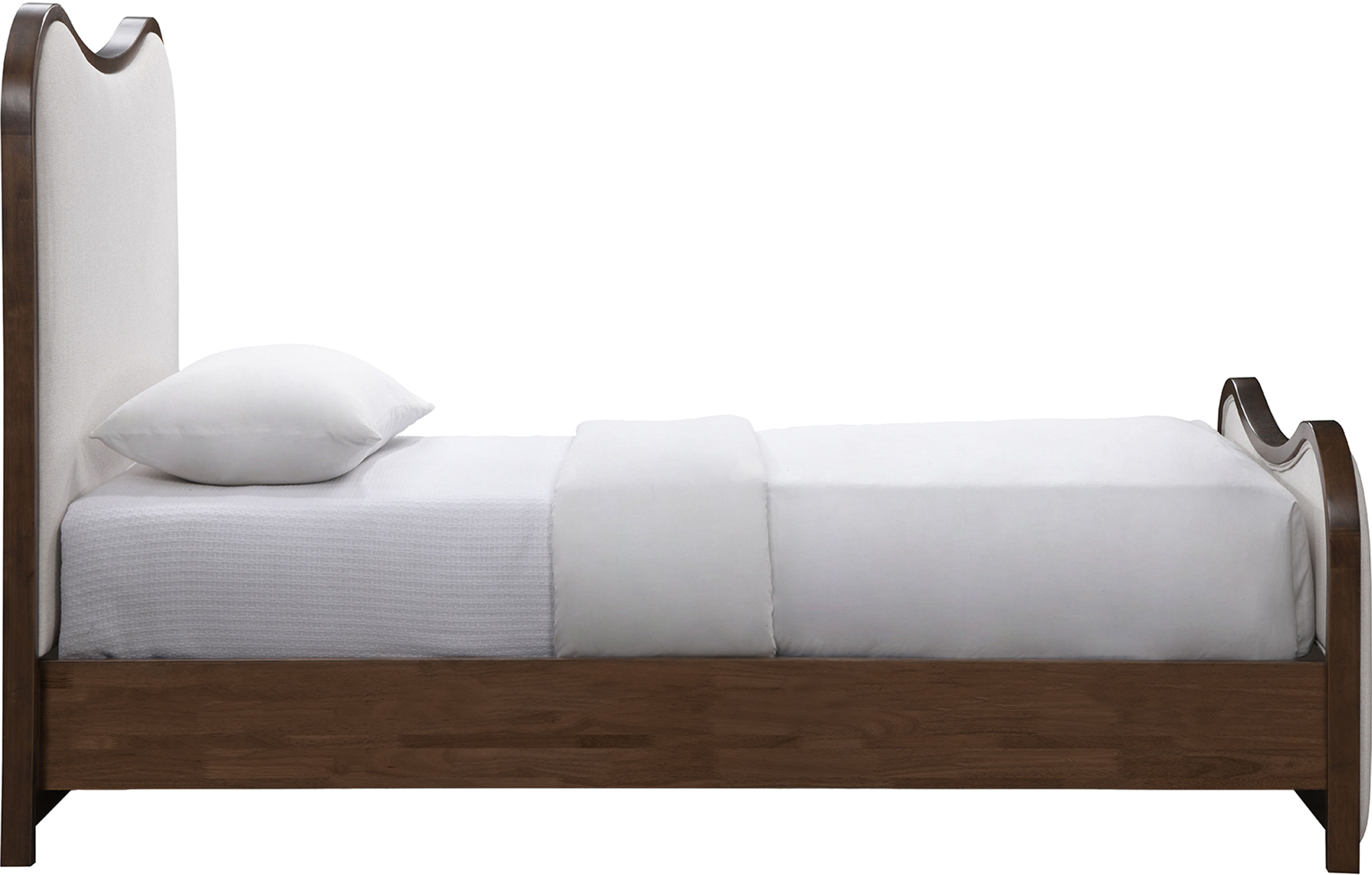 Arvada - Upholstered Twin Bed - Beige