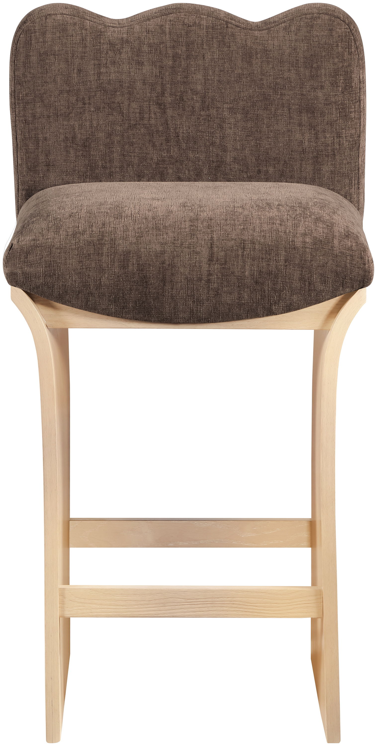 Shaw - Chenille Fabric Counter Stool - Brown