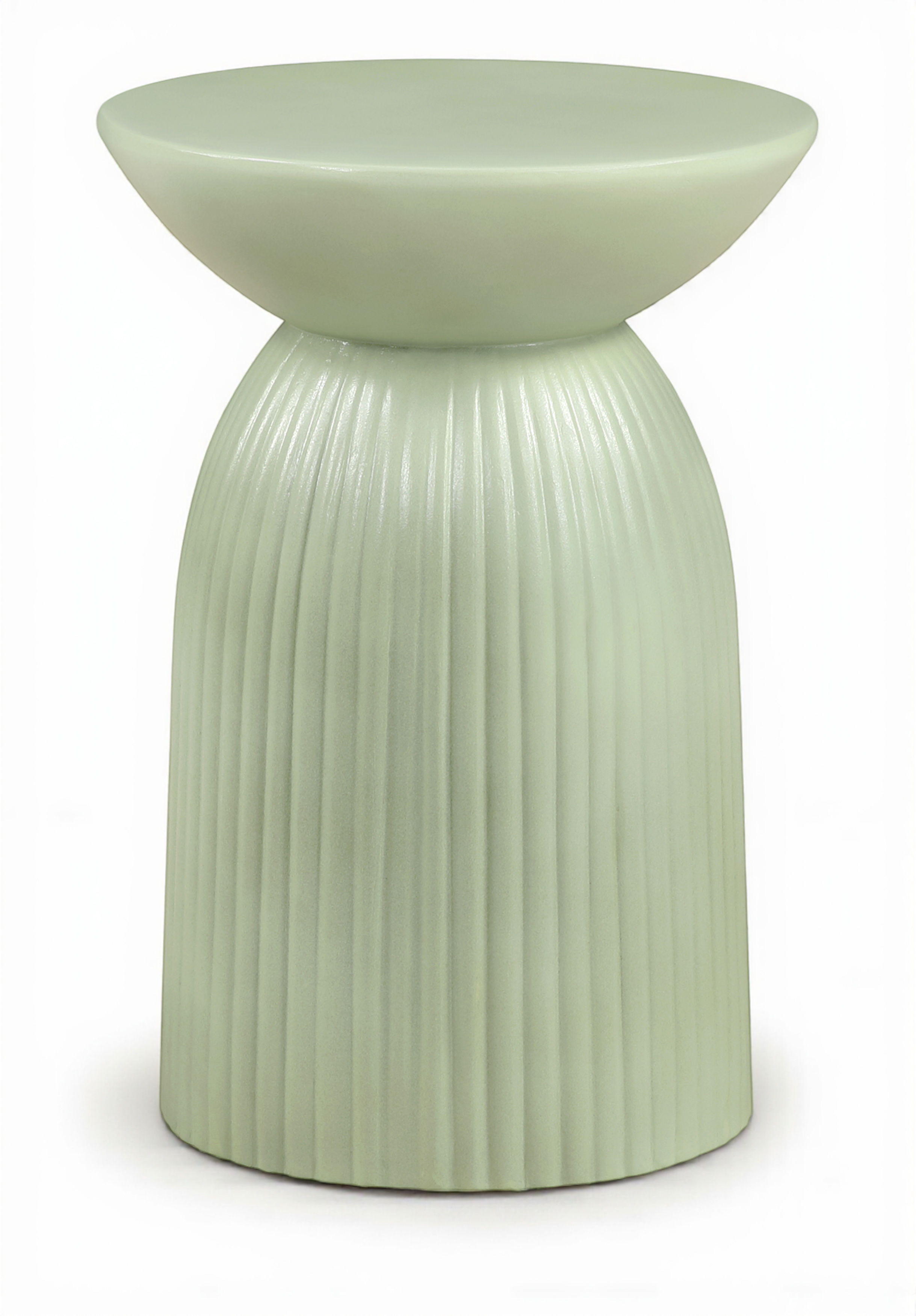 Opani - Concrete End Table - Green