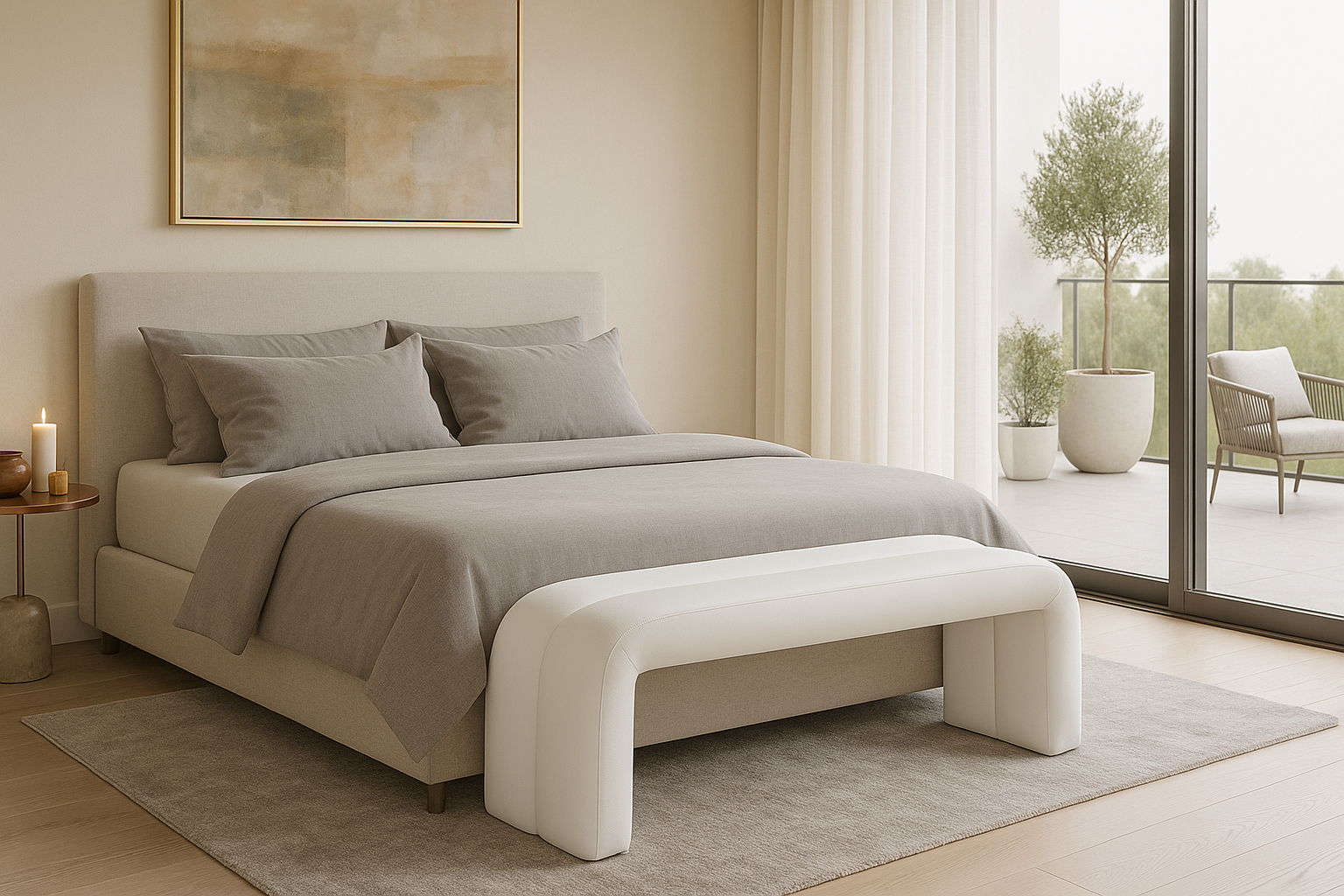 Arc - Bench - White