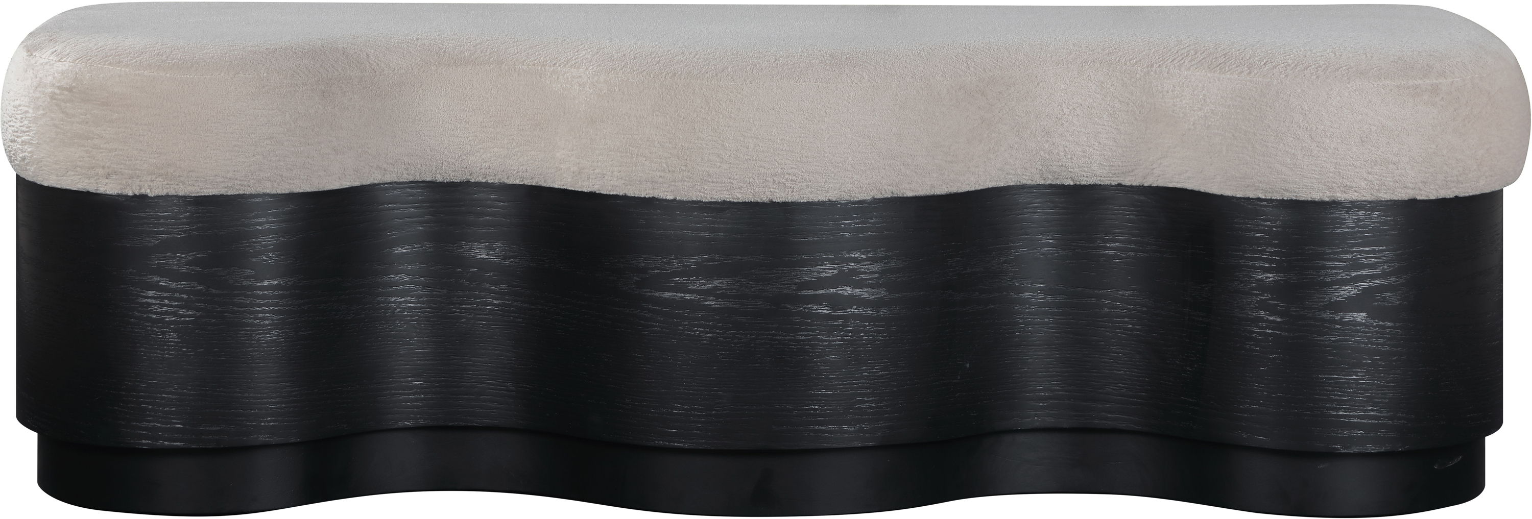 Savoy - Bench With Black Base - Beige