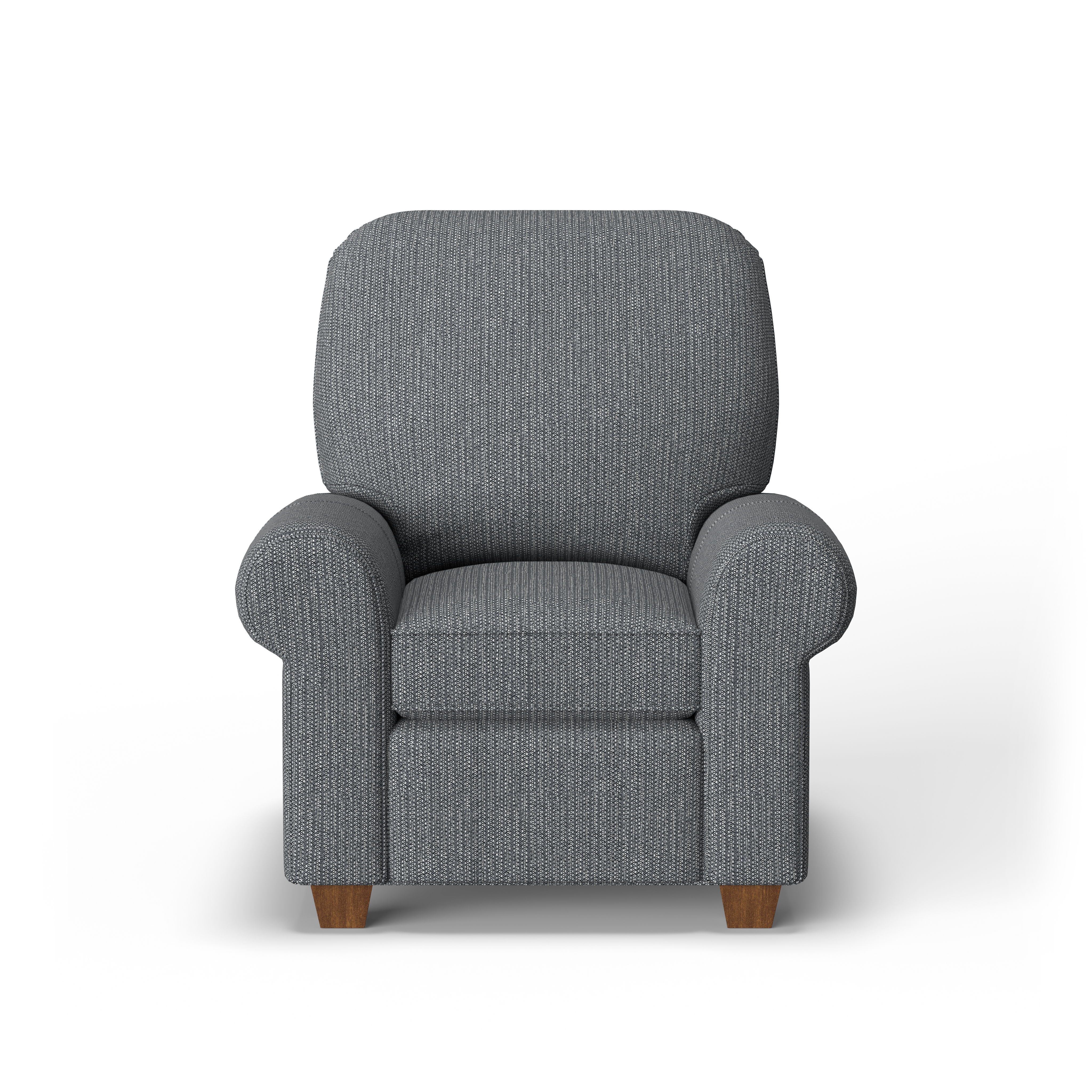 Thornton - Fabric High-Leg Recliner, dark gray, view 7