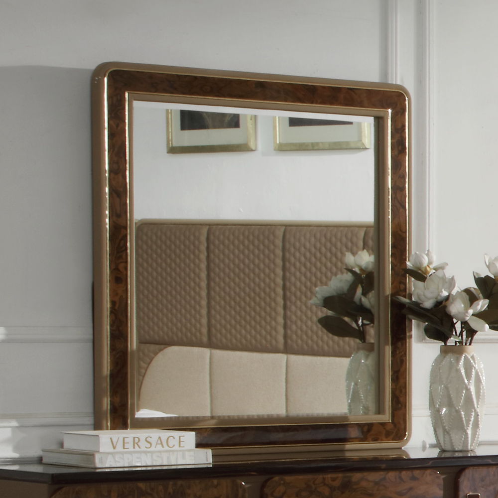 Marcelino - Mirror - Cherry Oak, light brown