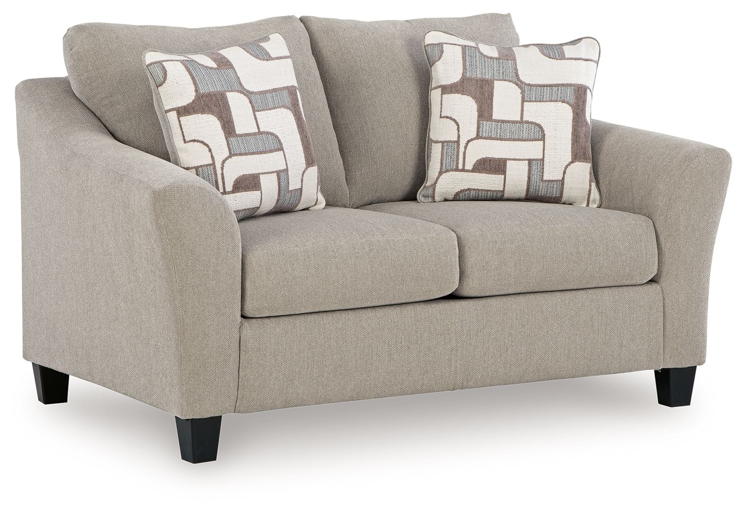 Ashley Furniture Willarae - 2 Pc. - Sofa, Loveseat - Taupe - Image 6