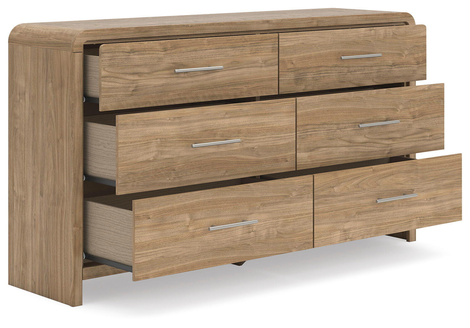 Ashley Furniture Gramburg - Six Drawer Dresser - Warm Natural Brown - Image 4