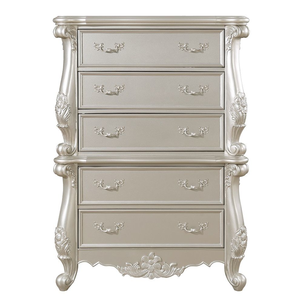 Bently - Chest - Champagne, white, view 2
