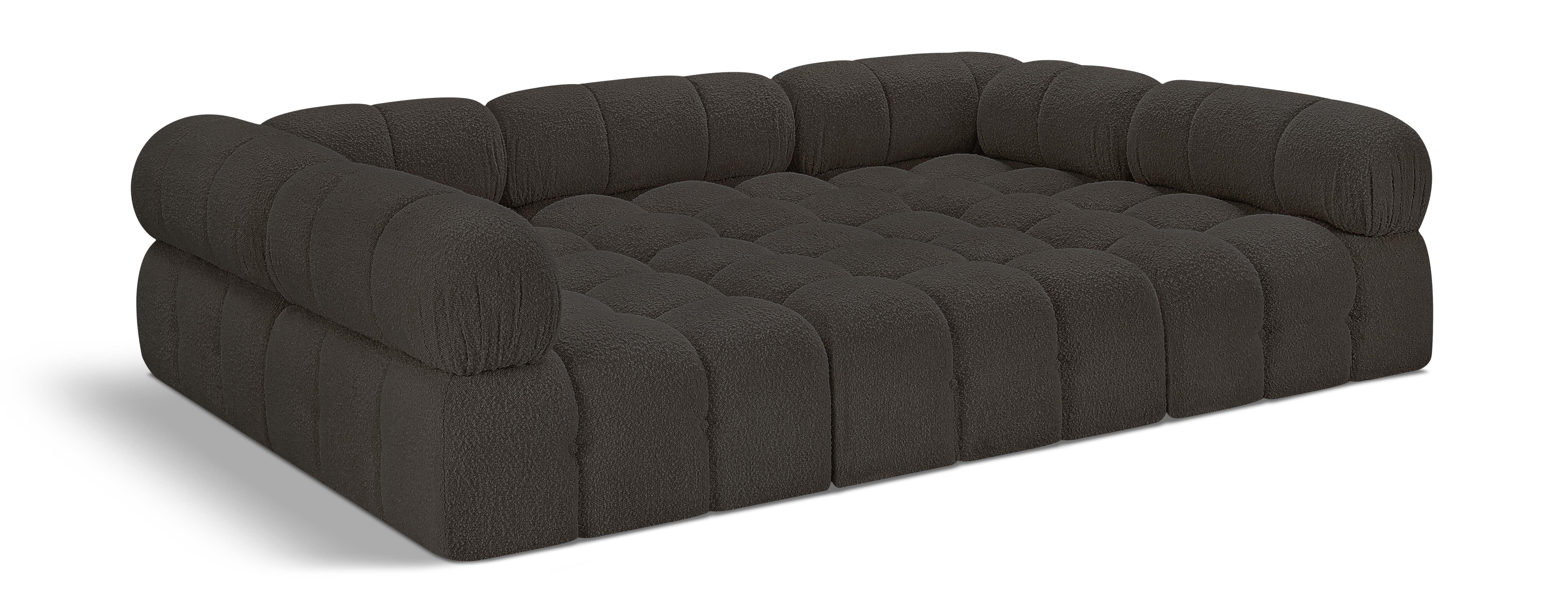 Ames - 6 Piece Modular Sectional - Brown