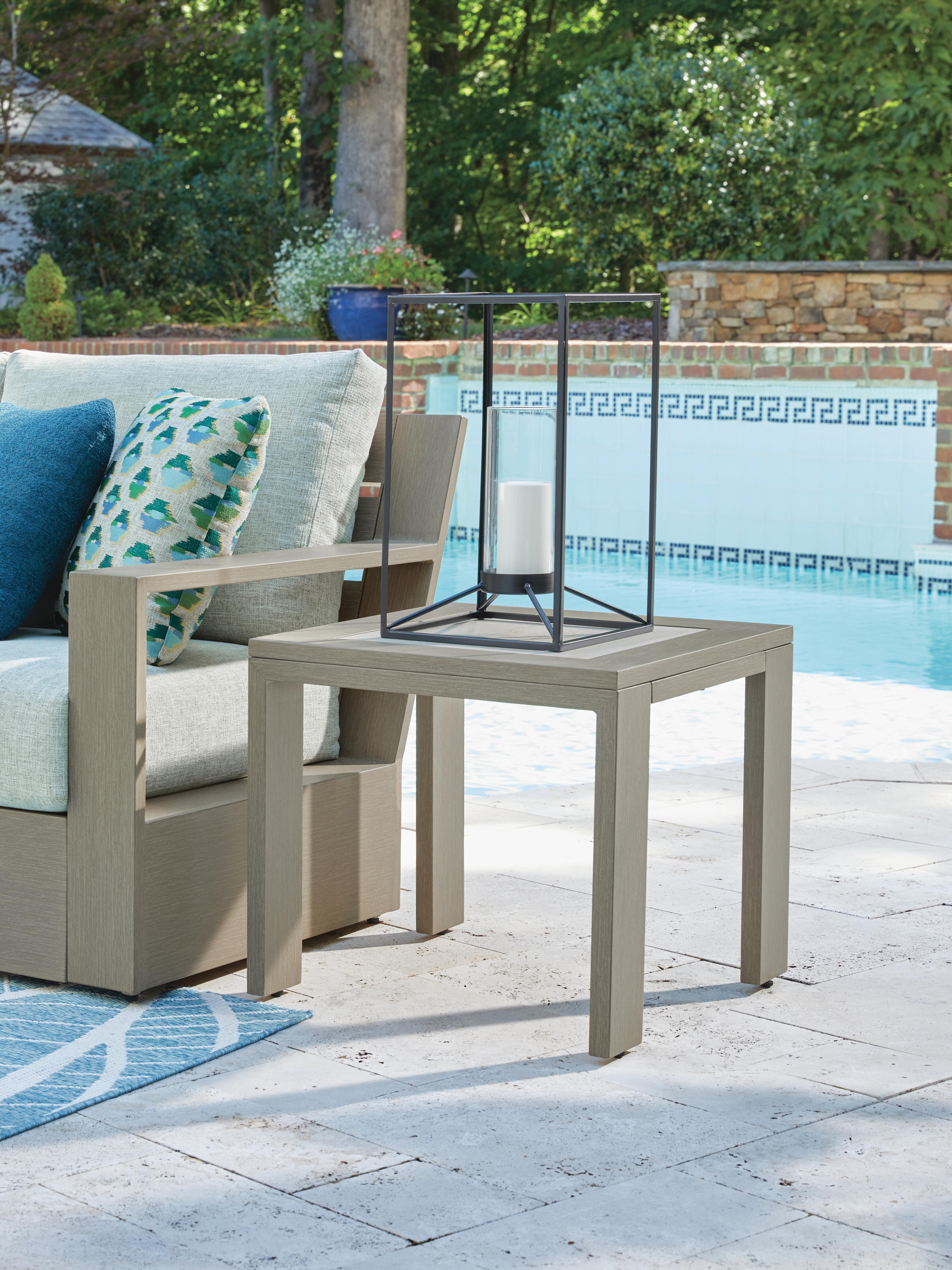 Kimpton Isle - Square End Table - Brown