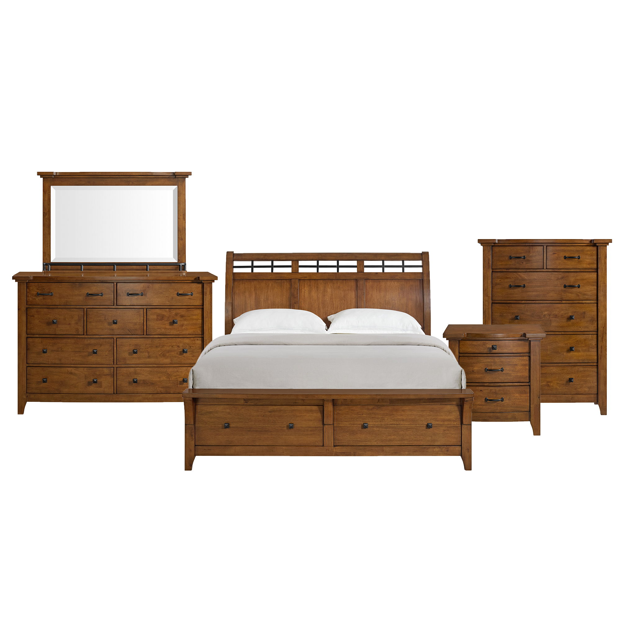 King · 5 Pc · Bedroom Set