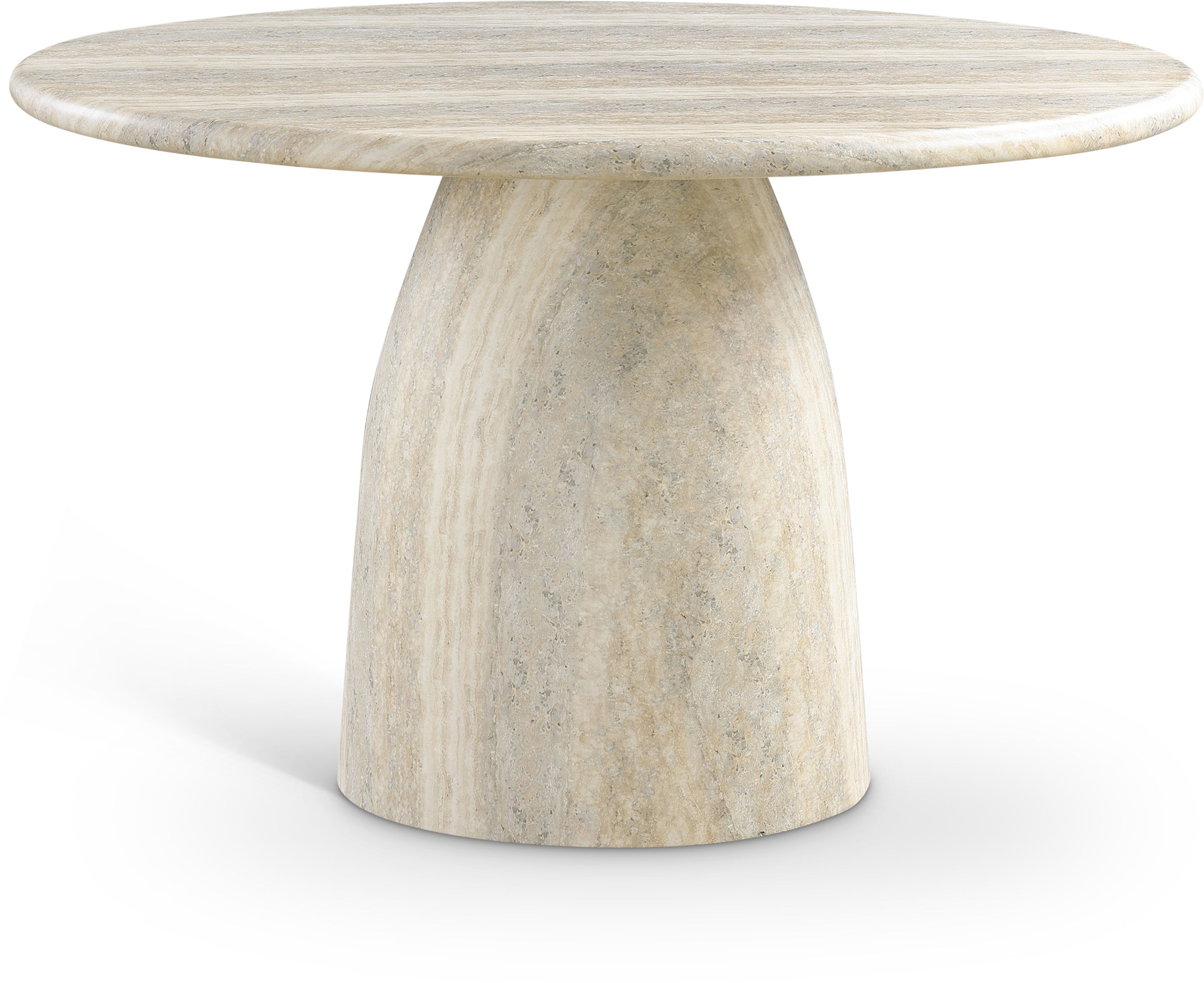 Cosenza - 48.5" Concrete Dining Table - Travertine