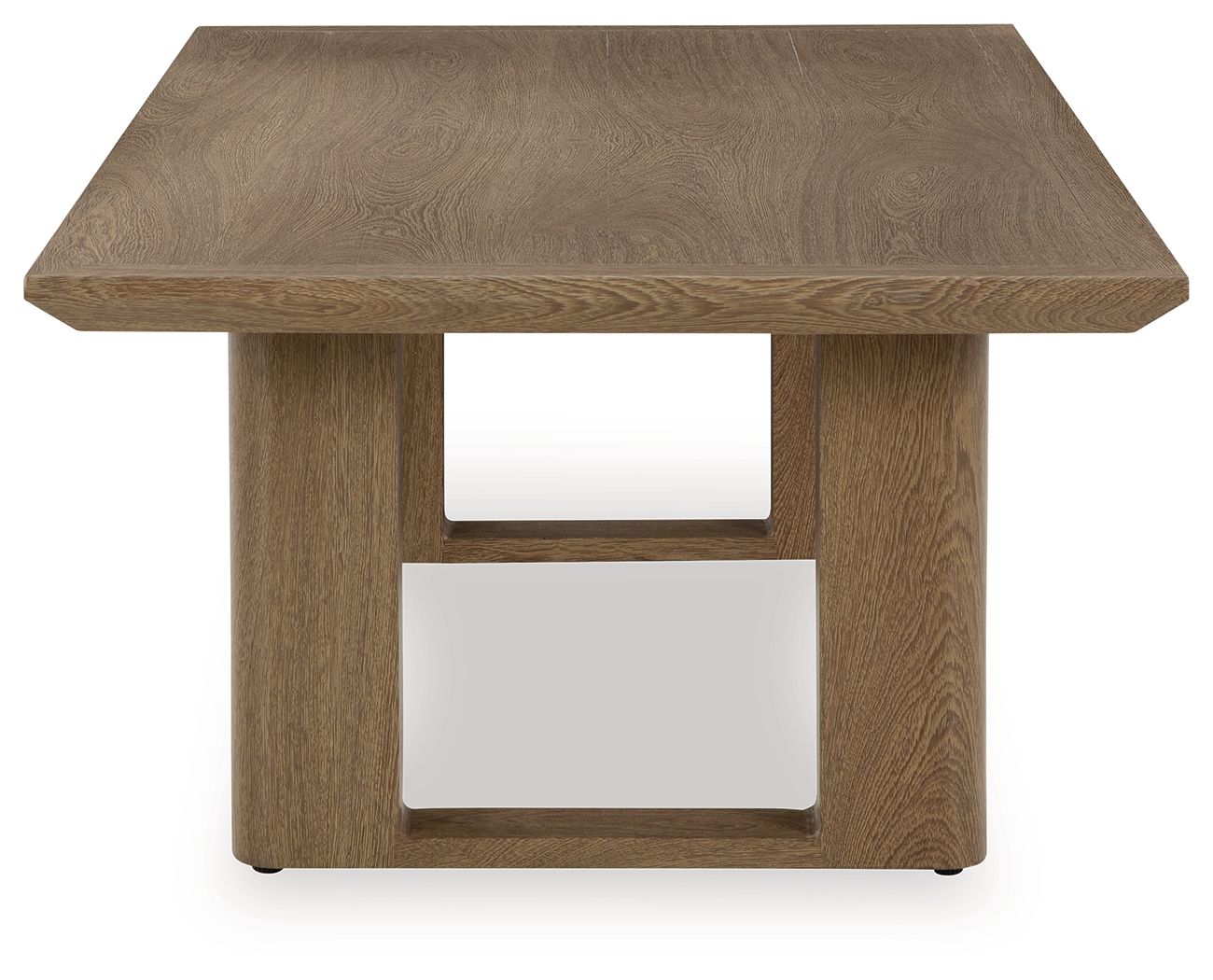 Ashley Furniture Serene Bay - Rectangular Cocktail Table - Dark Brown - Image 4