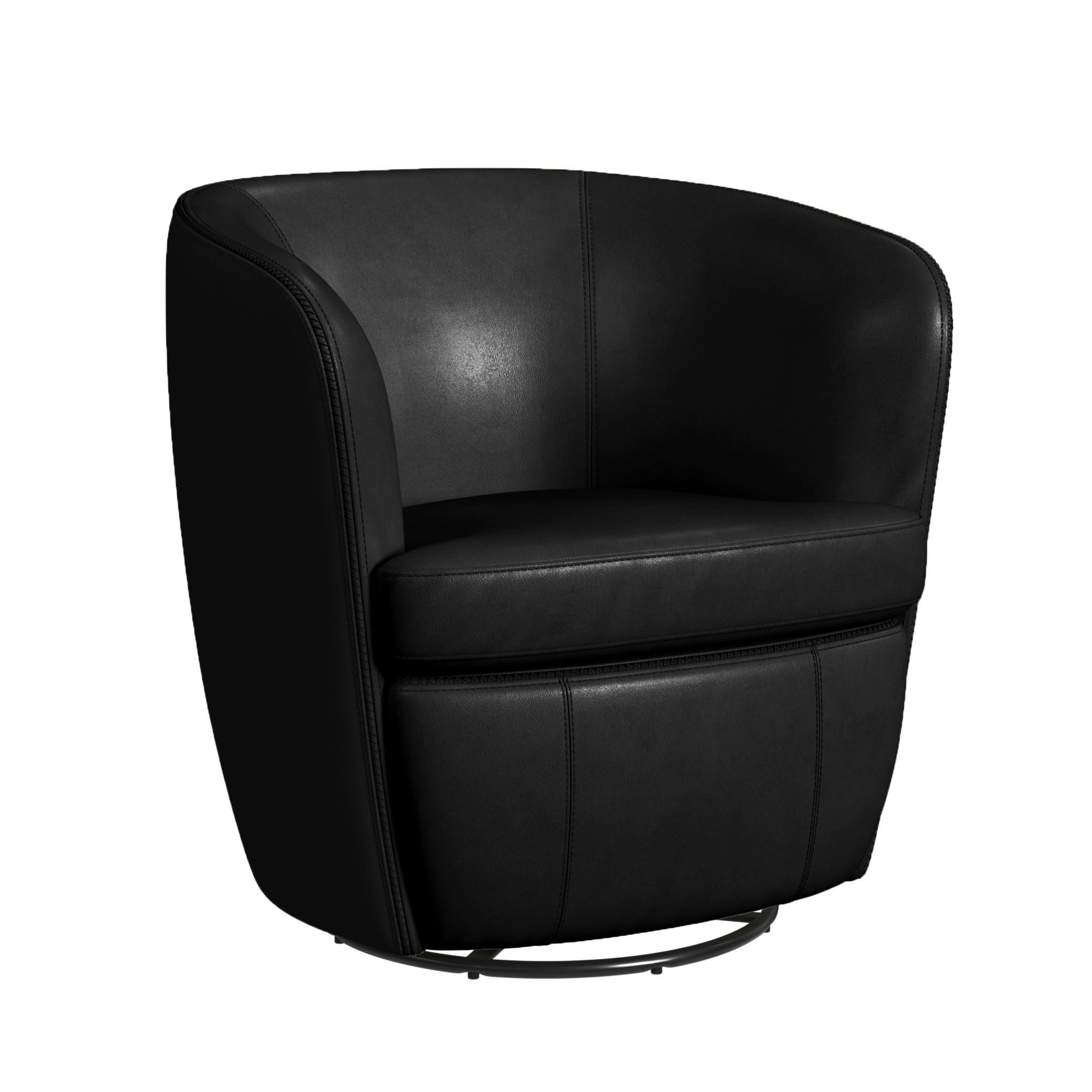Vito - Swivel Chair - Pebble Black