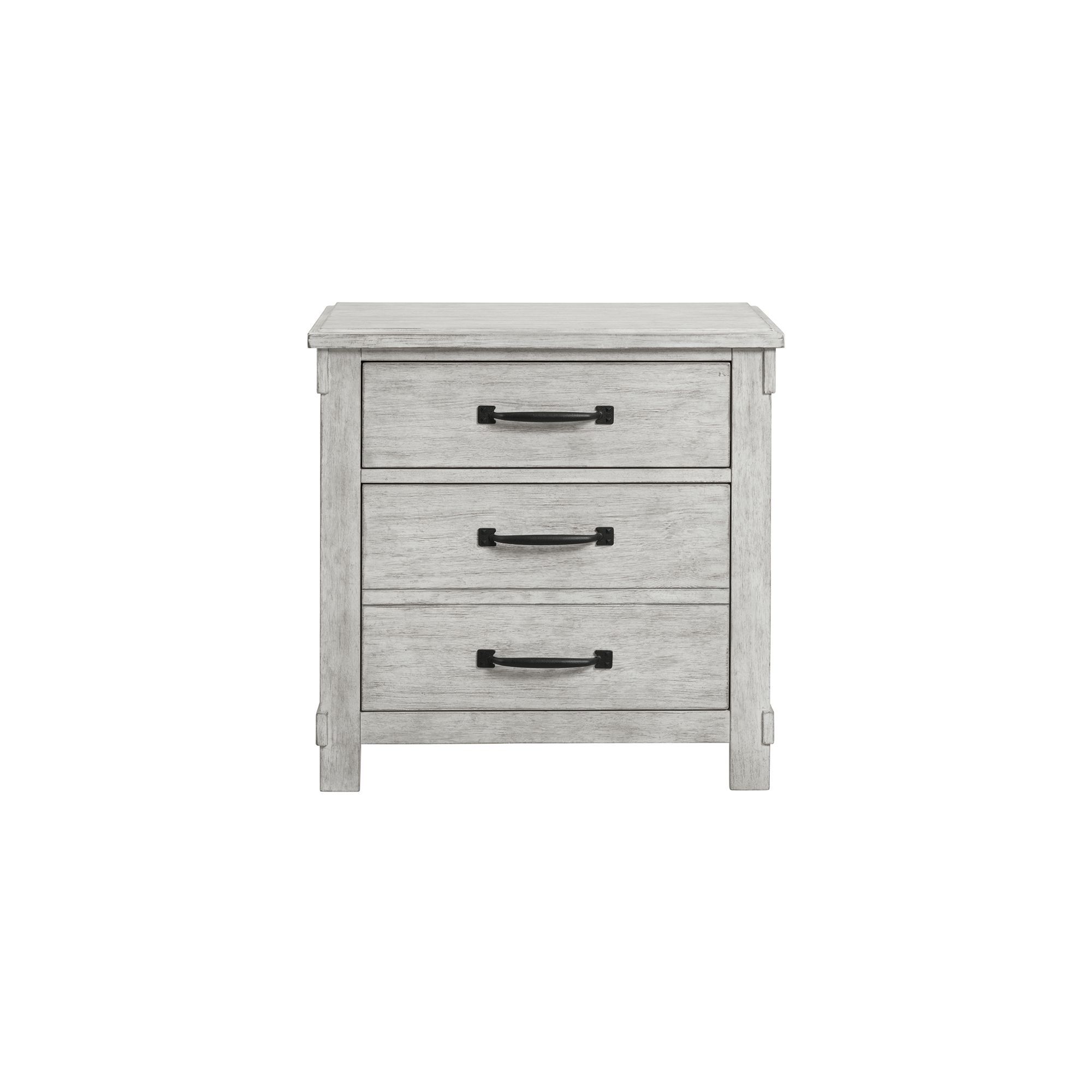 Scott - 2-Drawer Nightstand With USB Ports - White