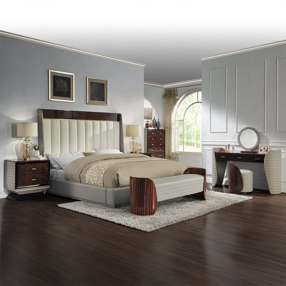 Jamonica - Nightstand With 2 Drawers - Dark Brown, dark brown, view 2