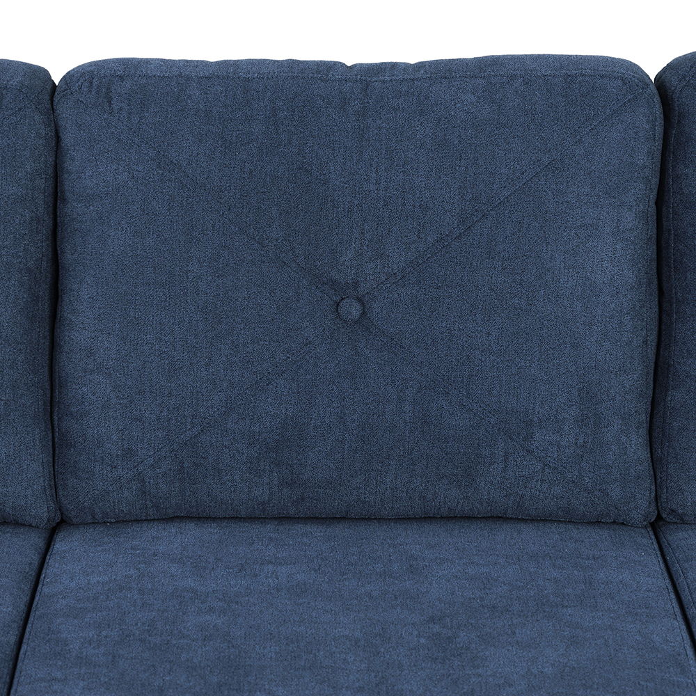 Horatio - Sofa - Navy Chenille, blue, view 7