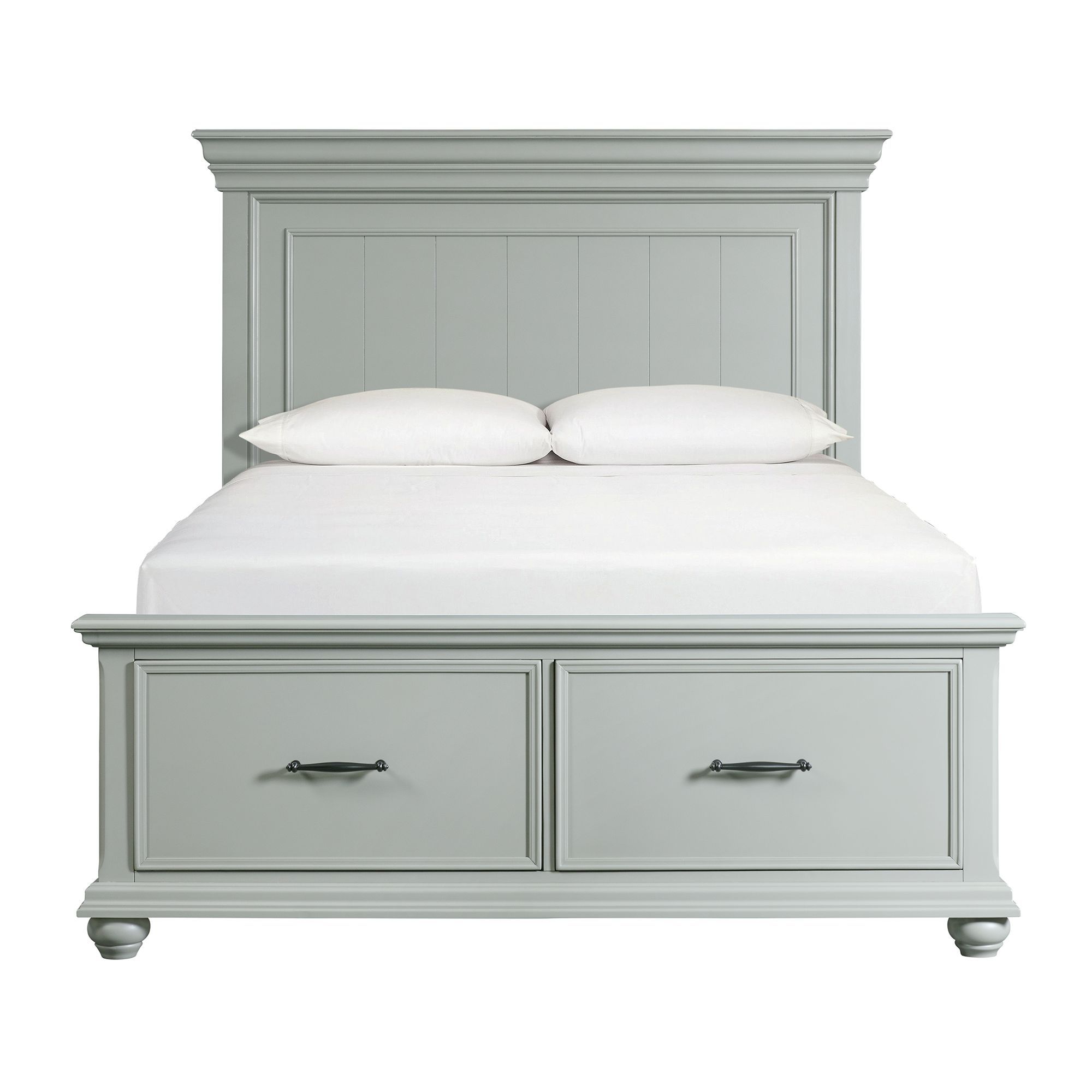 Slater - Queen Platform Storage Bed - Gray
