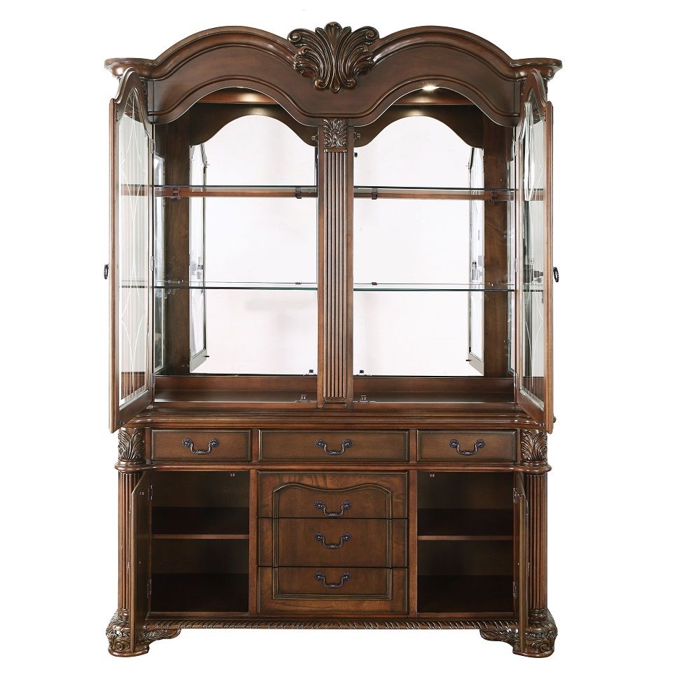 Chateau De Ville - Buffet & Hutch - Cherry, dark brown, view 4