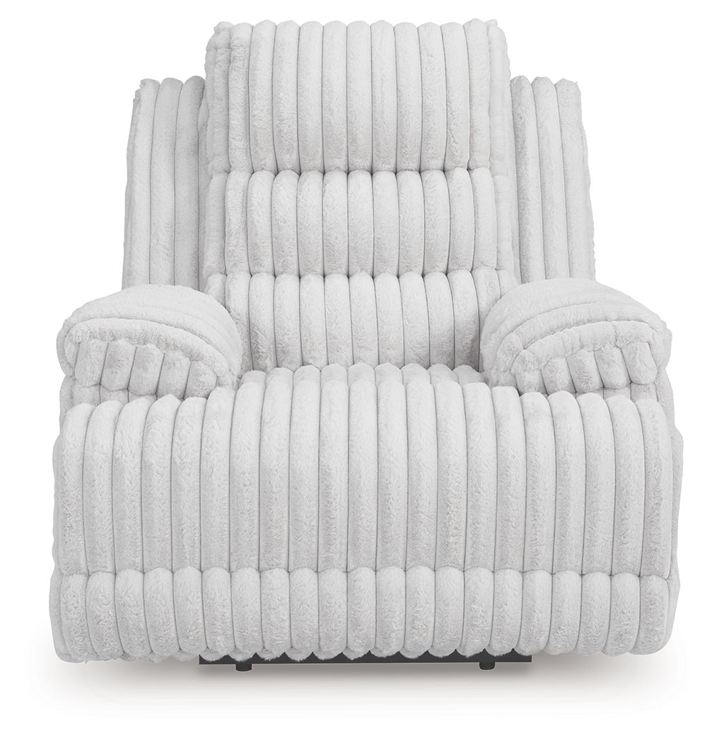 Ashley Furniture Rhines Falls - Zero Wall Recliner - Alloy - Image 4