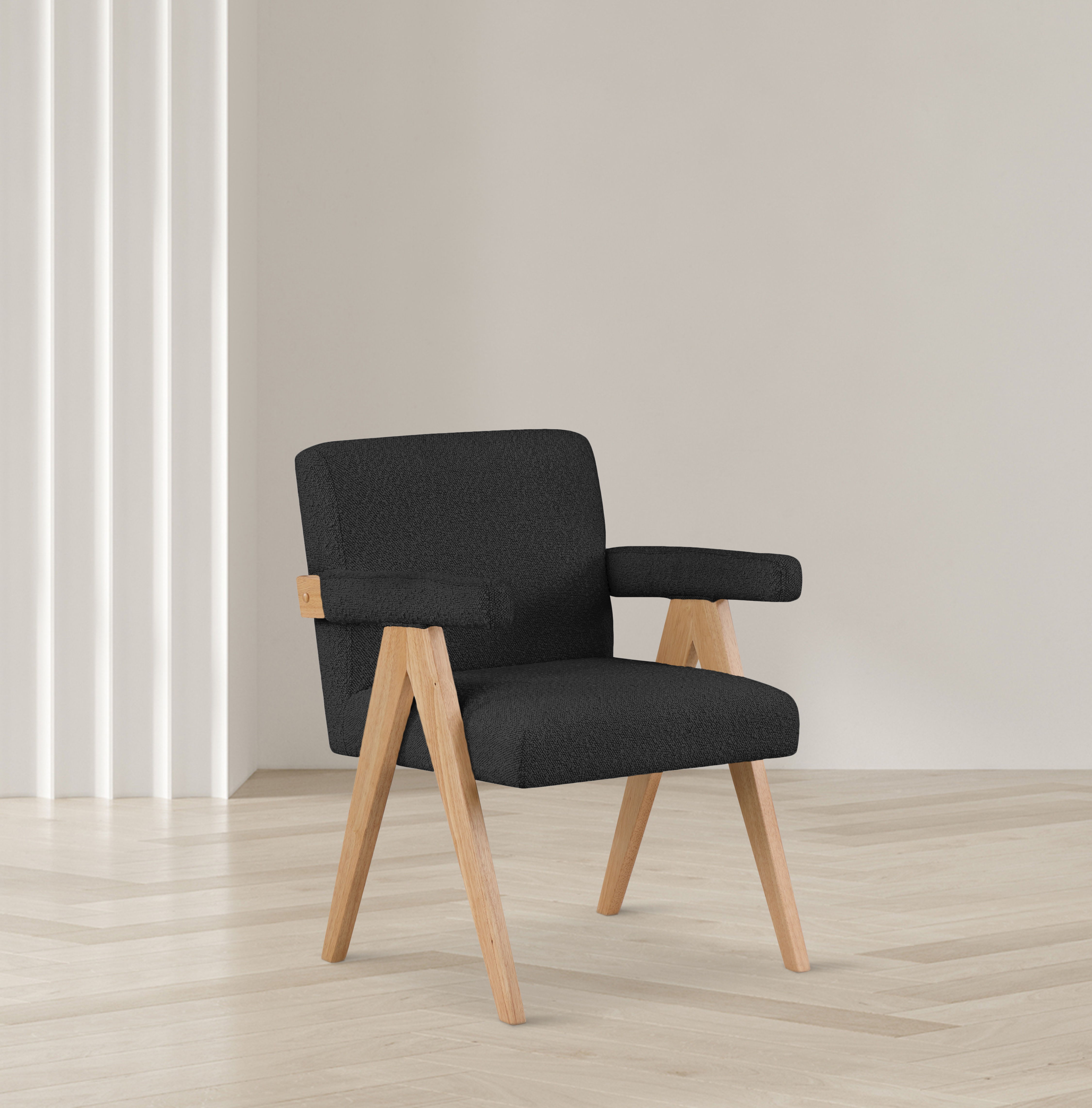 Woodloch - Fabric Accent Chair - Black