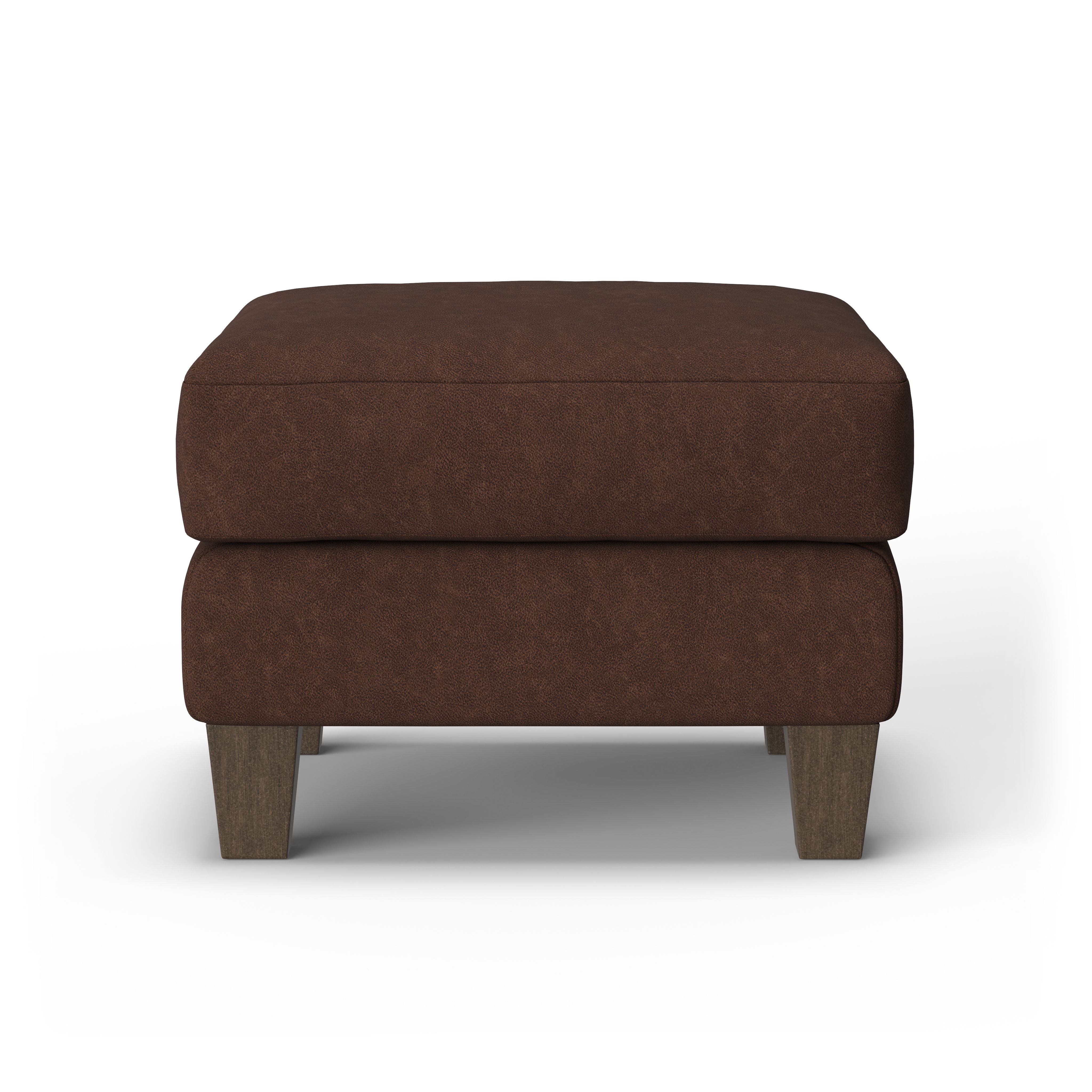 Gianna - Fabric Ottoman, dark brown, view 6