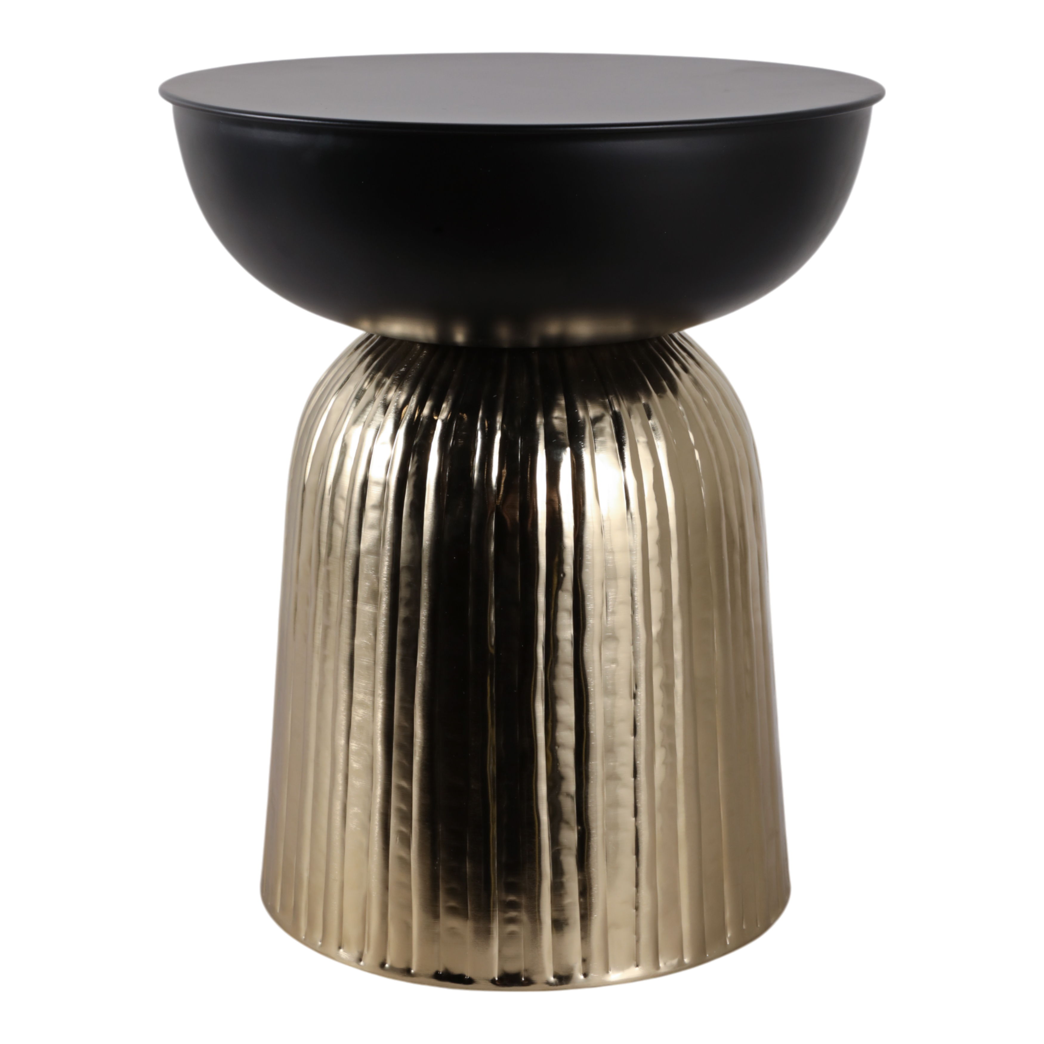 18\" Tusayan Accent Table - Black / Gold Image