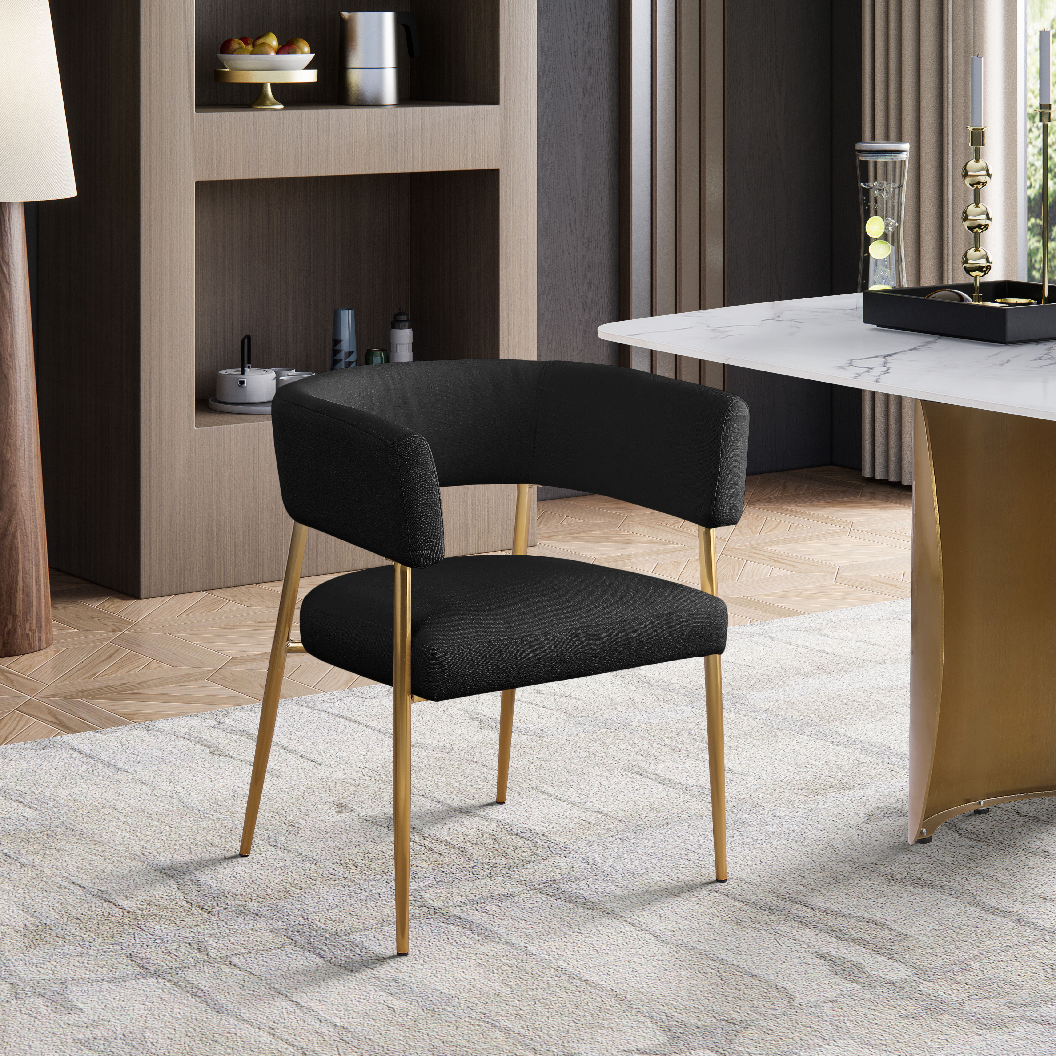 Creston - Durable Dining Chair - Black
