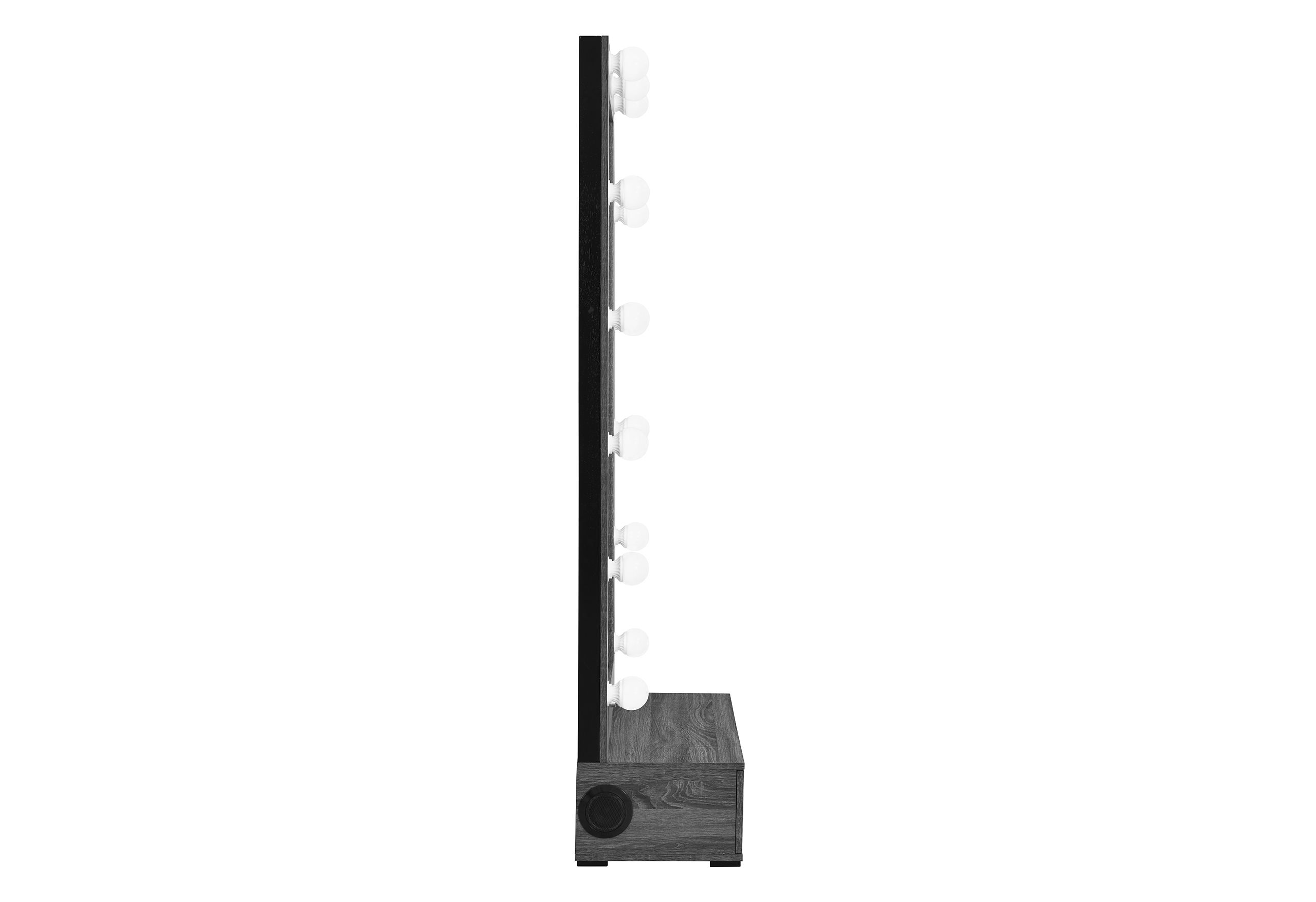 Lexi - Narrow Tall Mirror - Gray