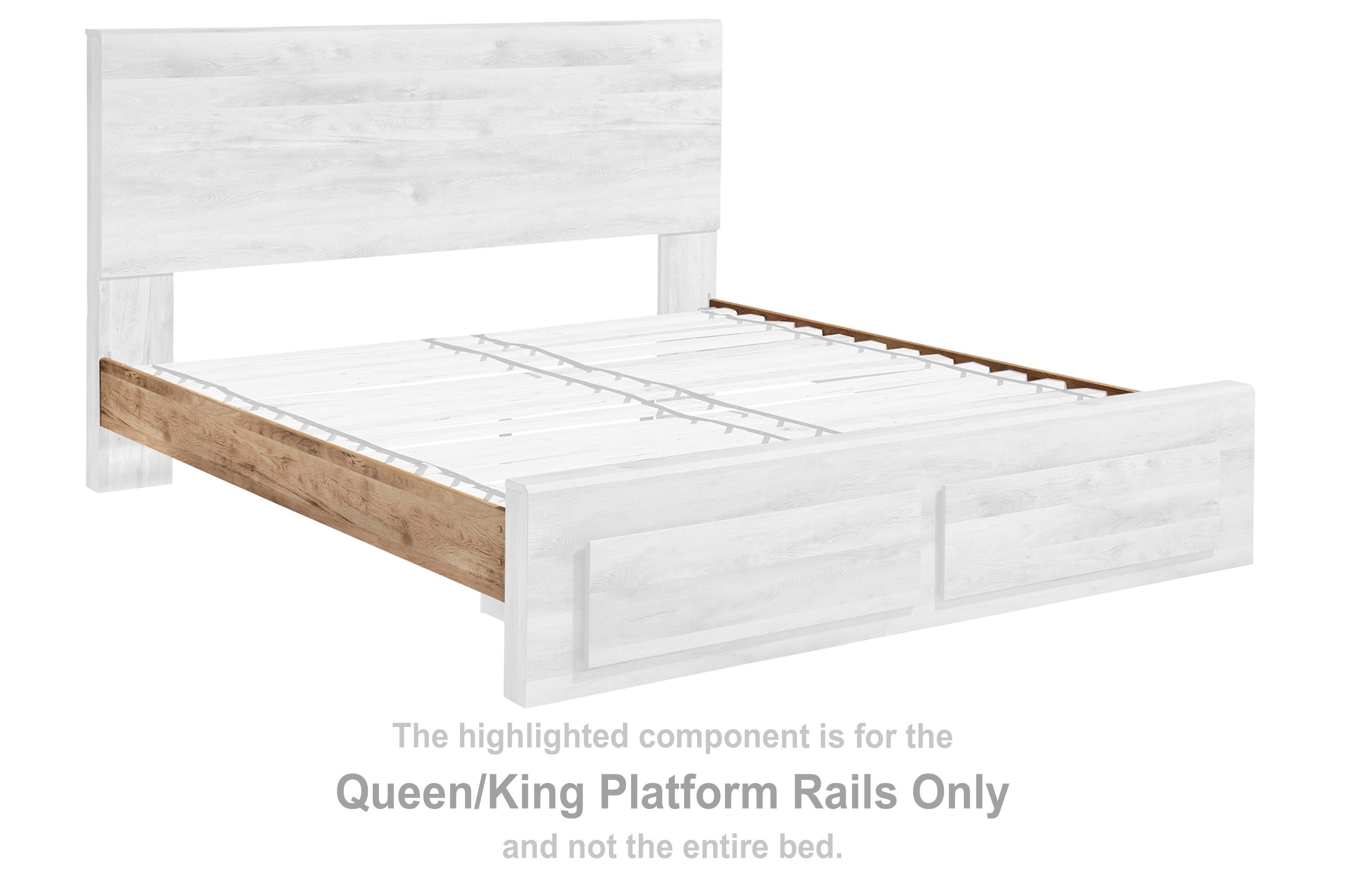 Hyanna – Queen/King Platform Rails – Tan Brown