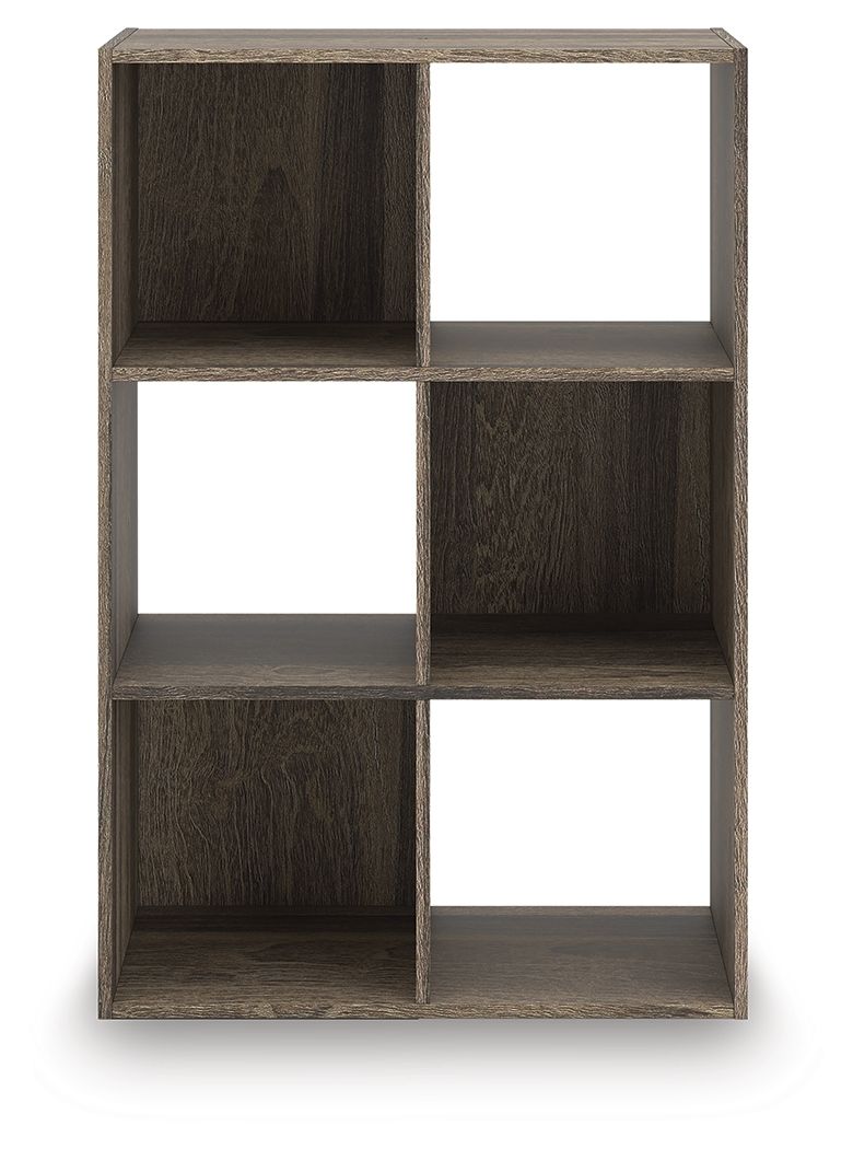 Ashley Furniture Shallifer - Six Cube Organizer - Brown - Image 2