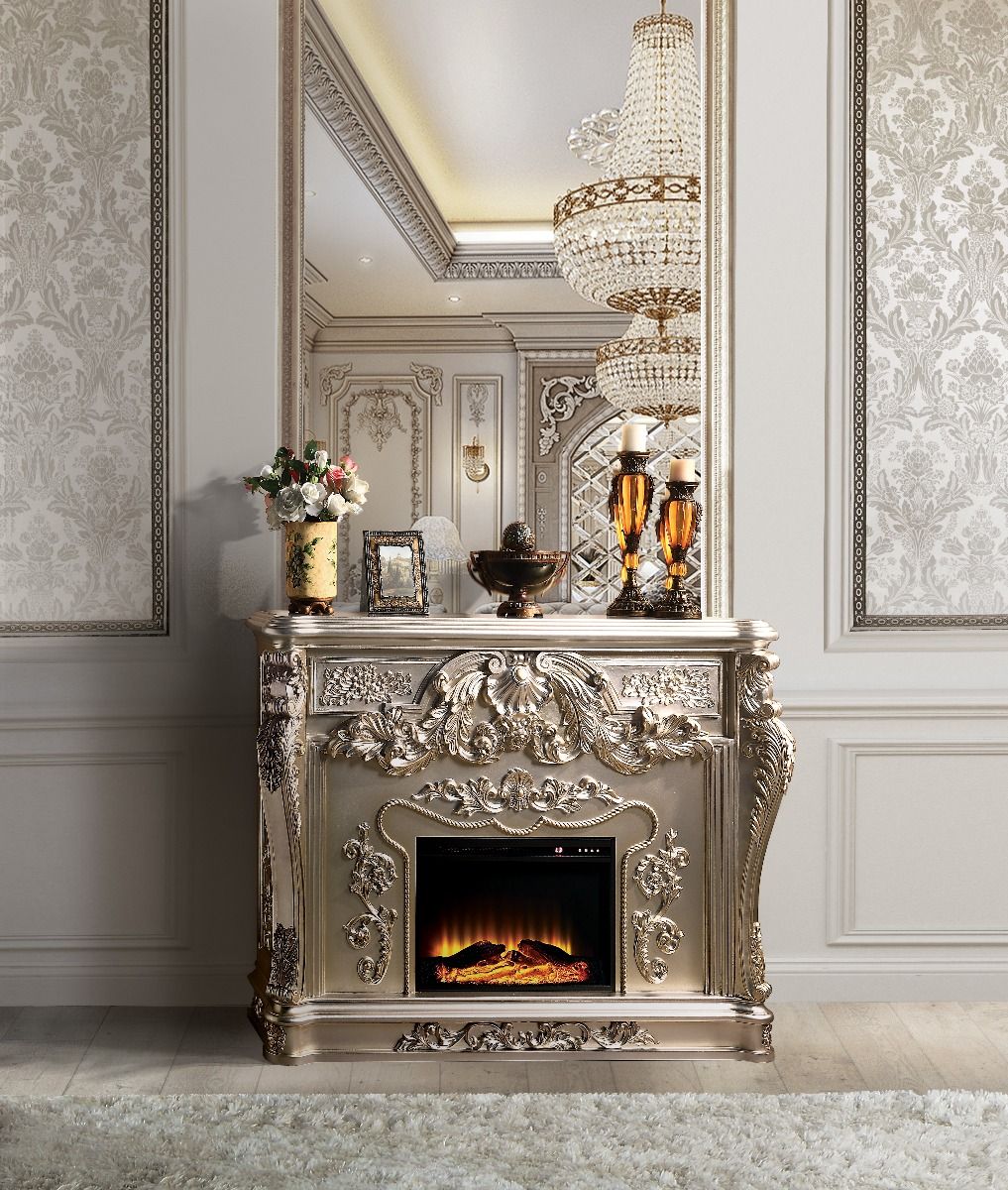 Sorina - Fireplace - Antique Silver, silver