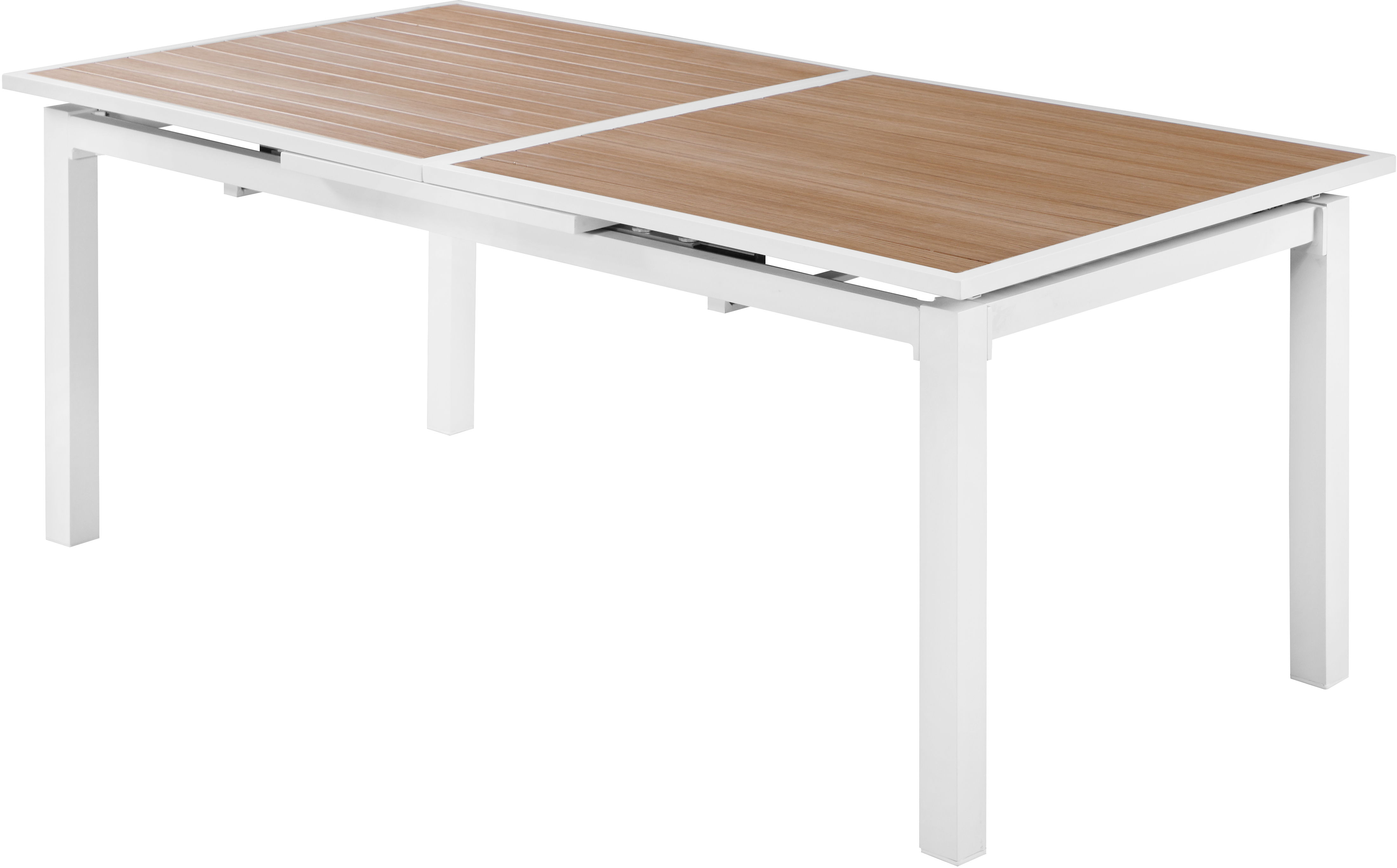 Nizuc - Outdoor Patio Extendable Dining Table - Brown