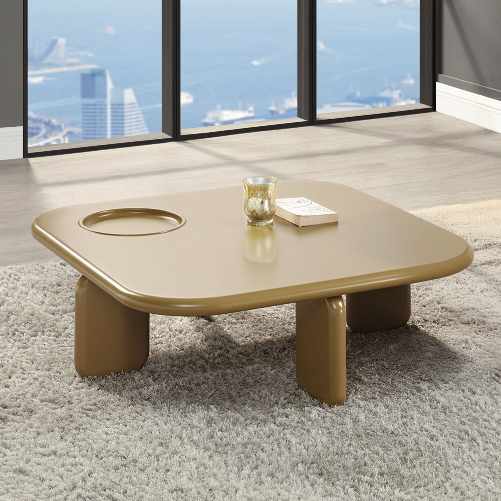 Joane - Coffee Table - Yellowish Brown, light brown