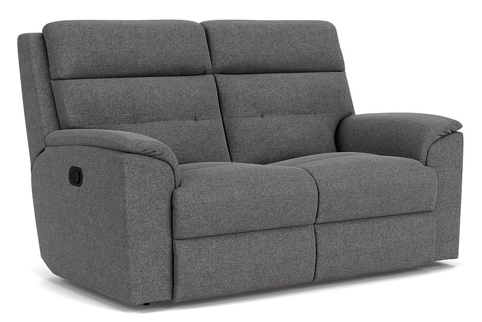 Mason - Transitional Fabric Reclining Loveseat, light brown, view 2