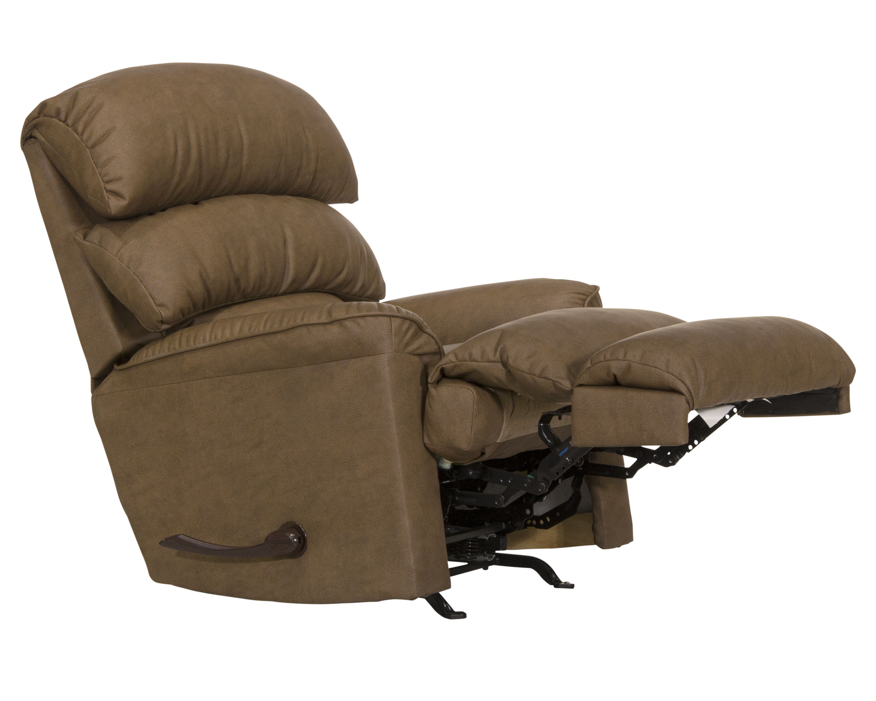 Harmony - Chaise Rocker Recliner - Chestnut