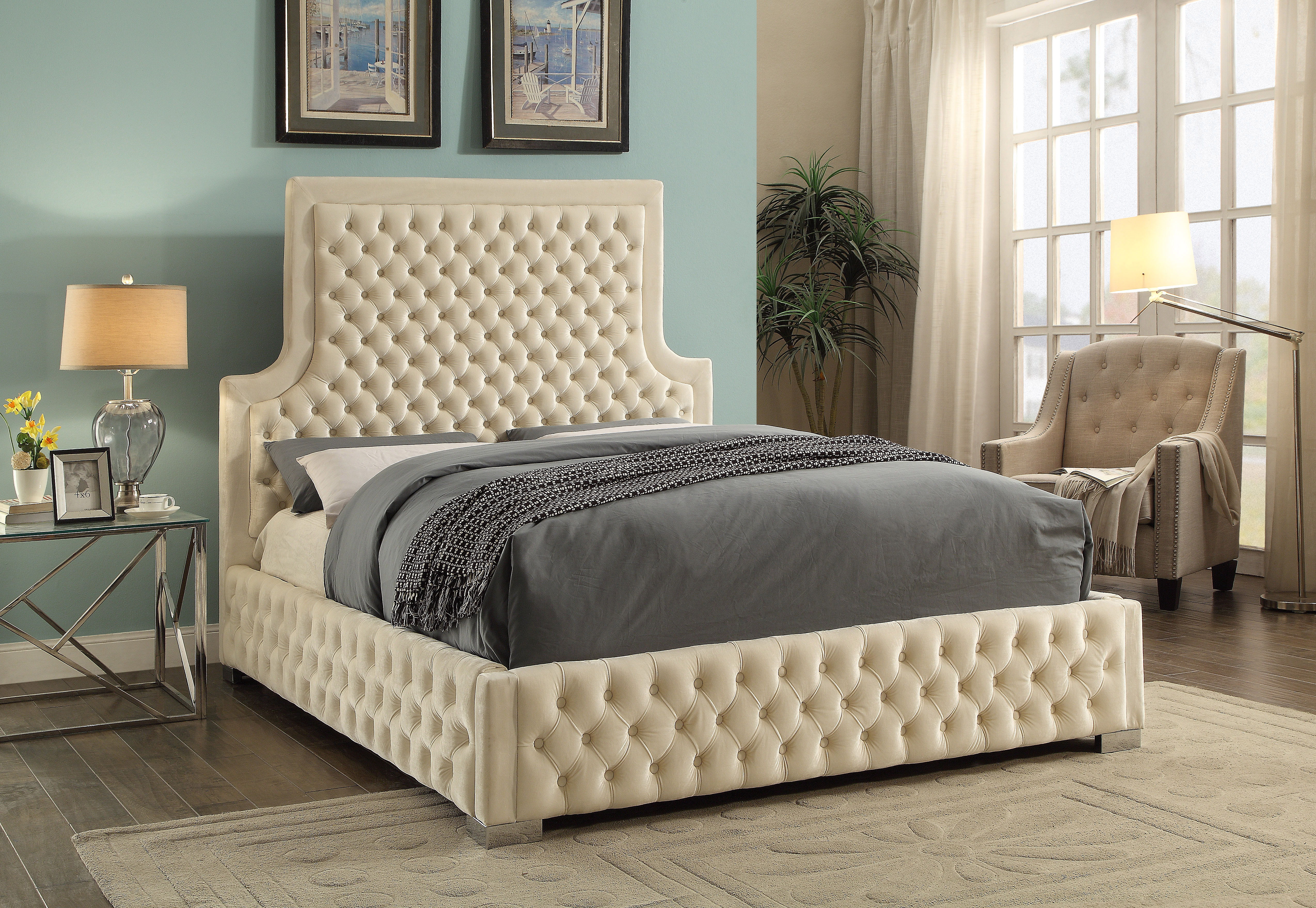 Sedona - King Bed - Cream
