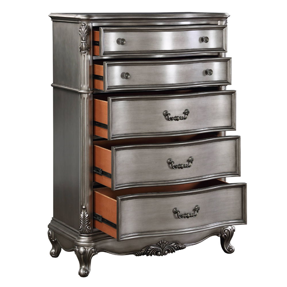 Ariadne - Chest - Antique Platinum, silver, view 3