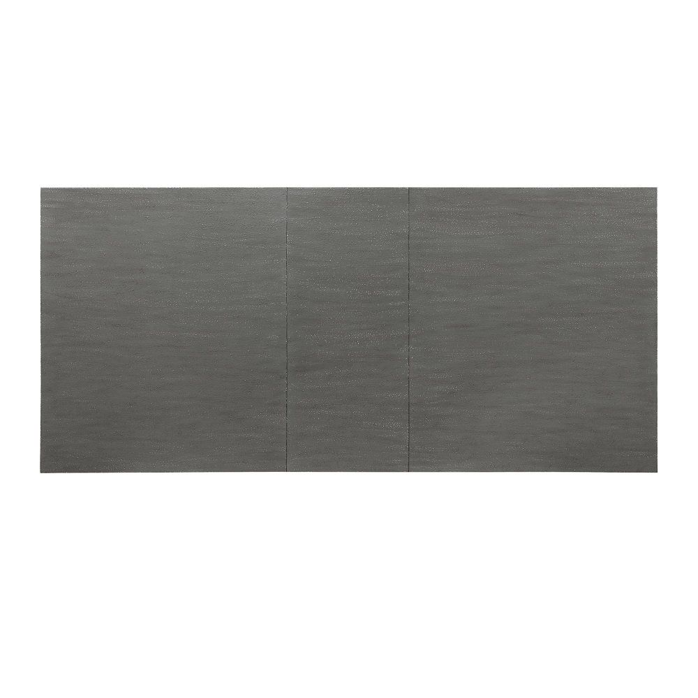 Katia - Dining Table With Leaf - Rustic Gray & Weathered White, white