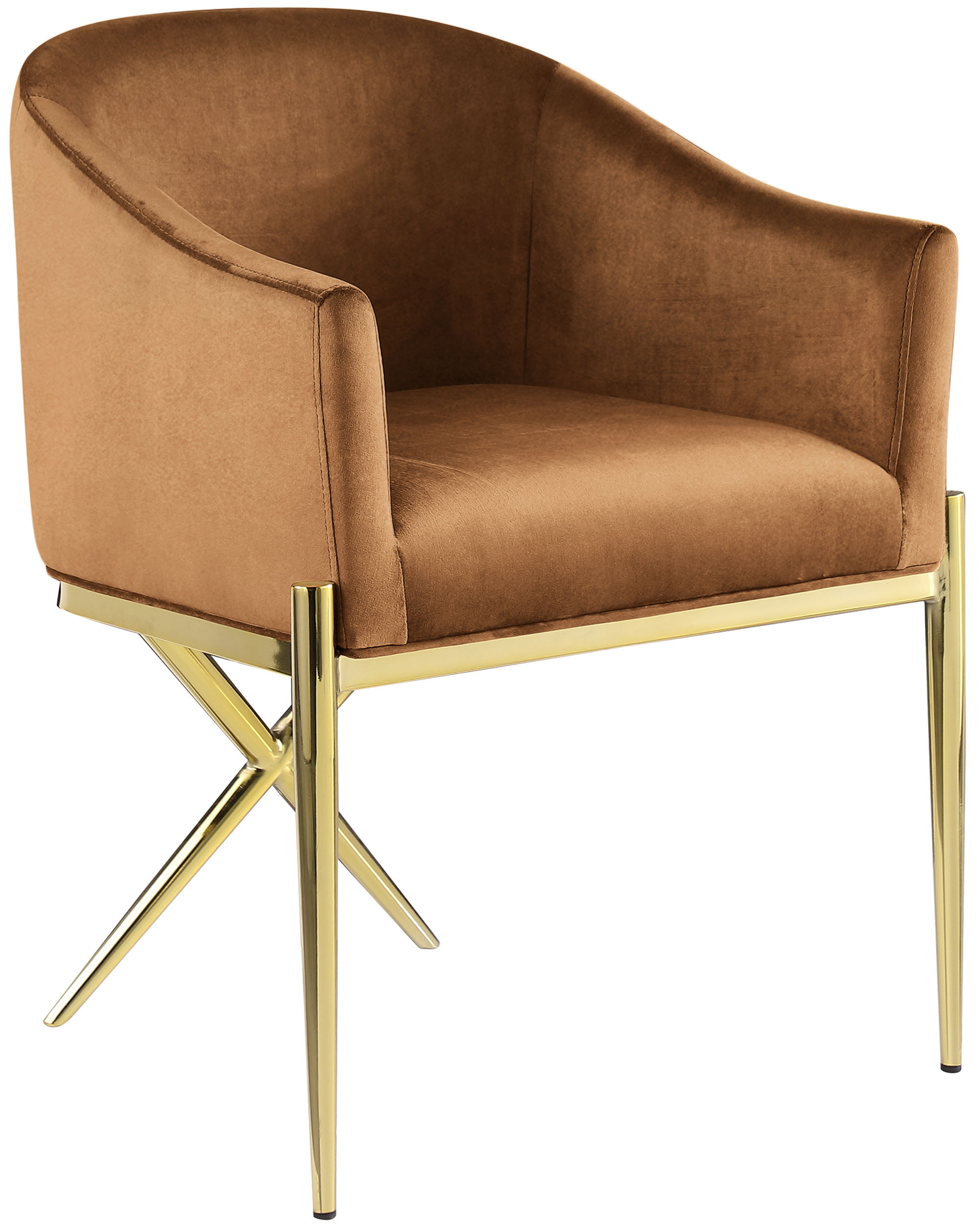 Xavier - Dining Chair - Saddle